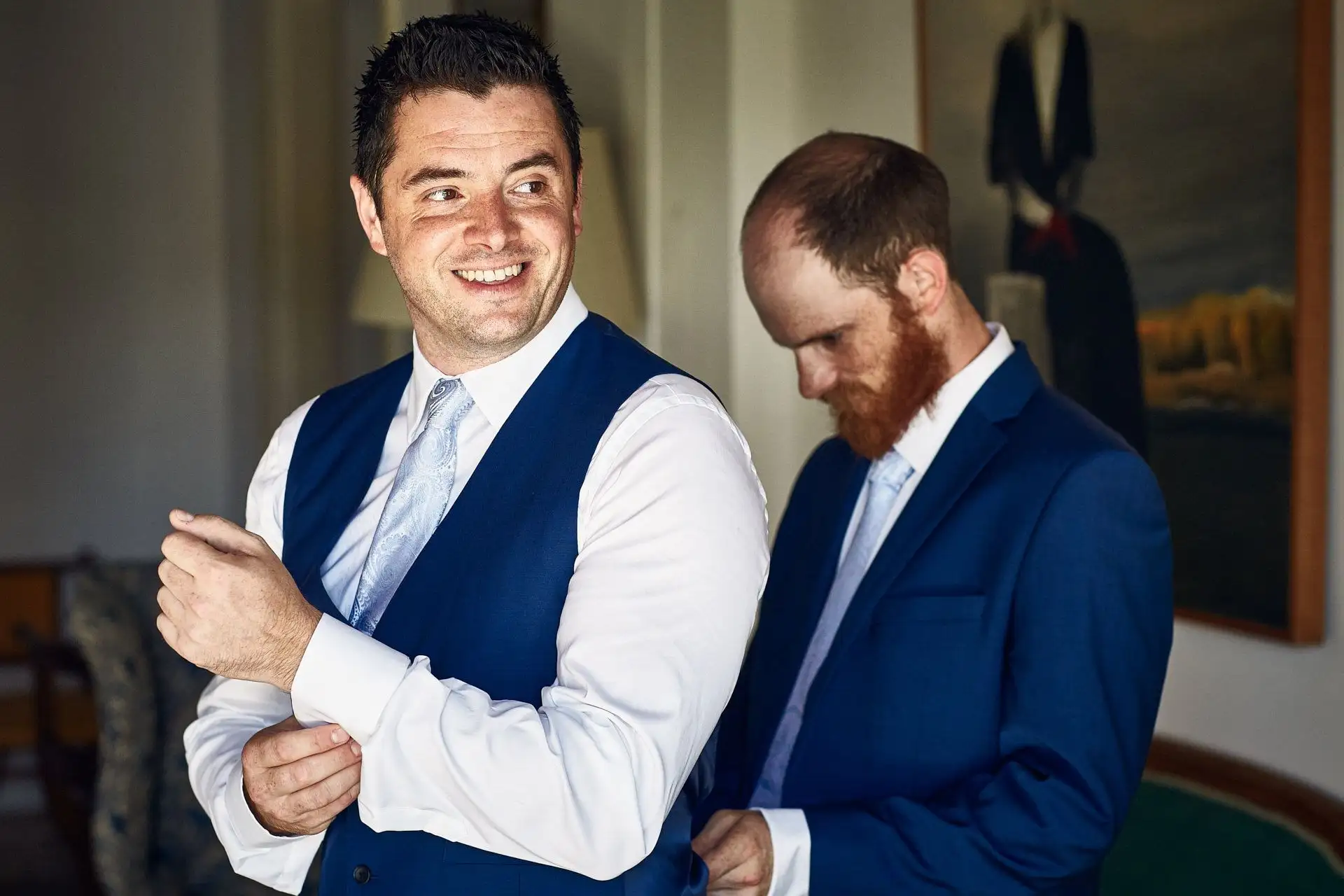 groom getting ready photos