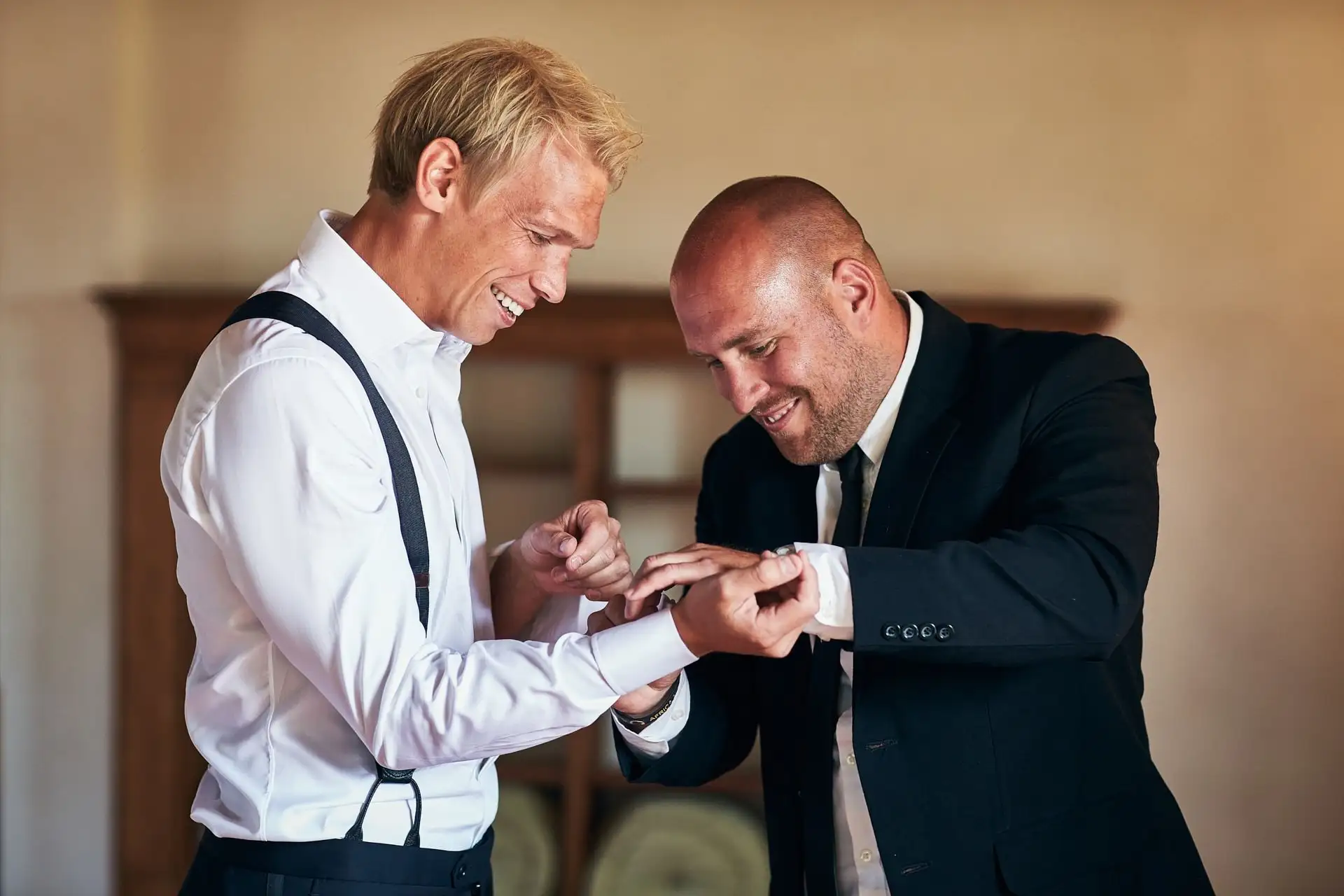 groom getting ready photos
