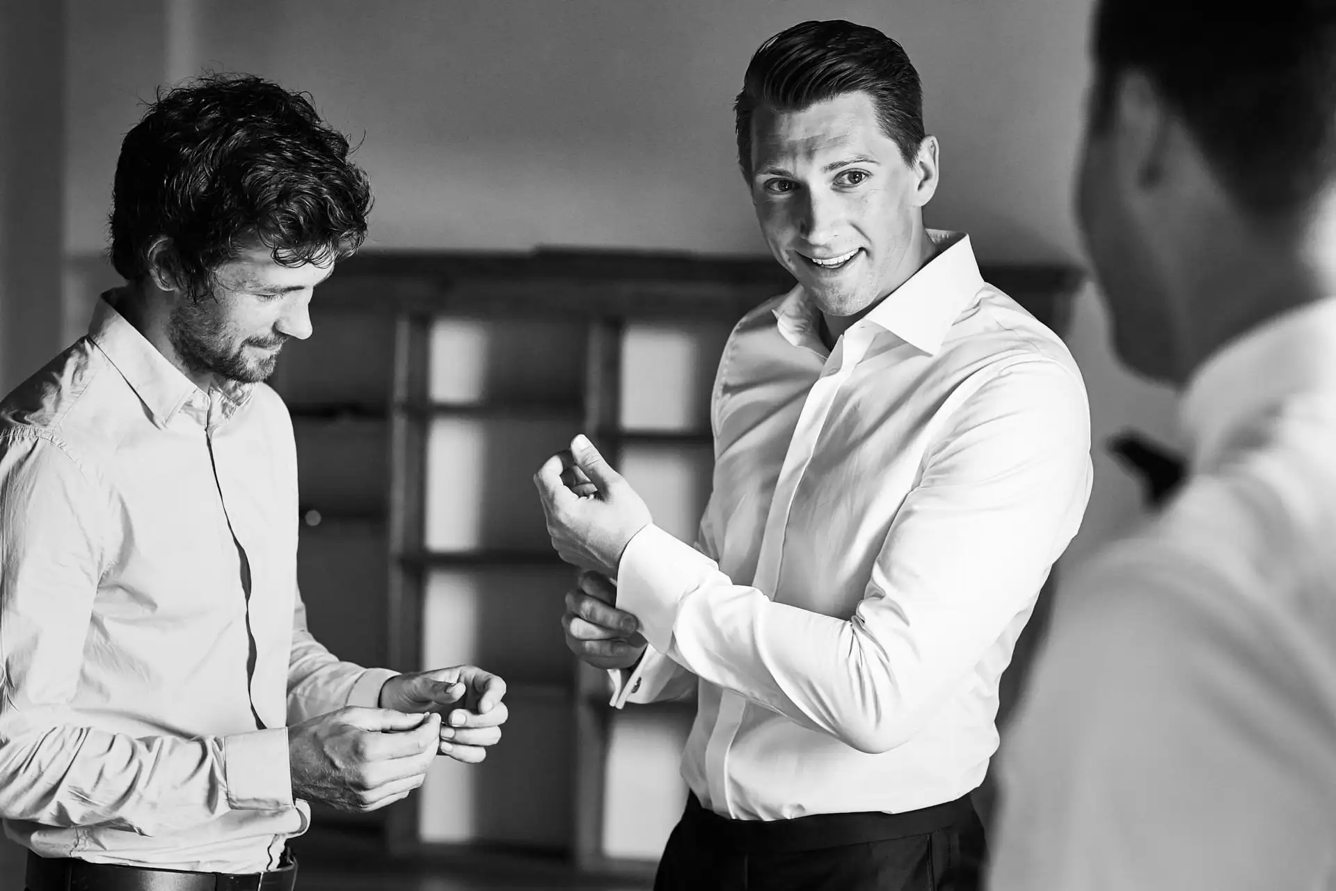 groom getting ready photos
