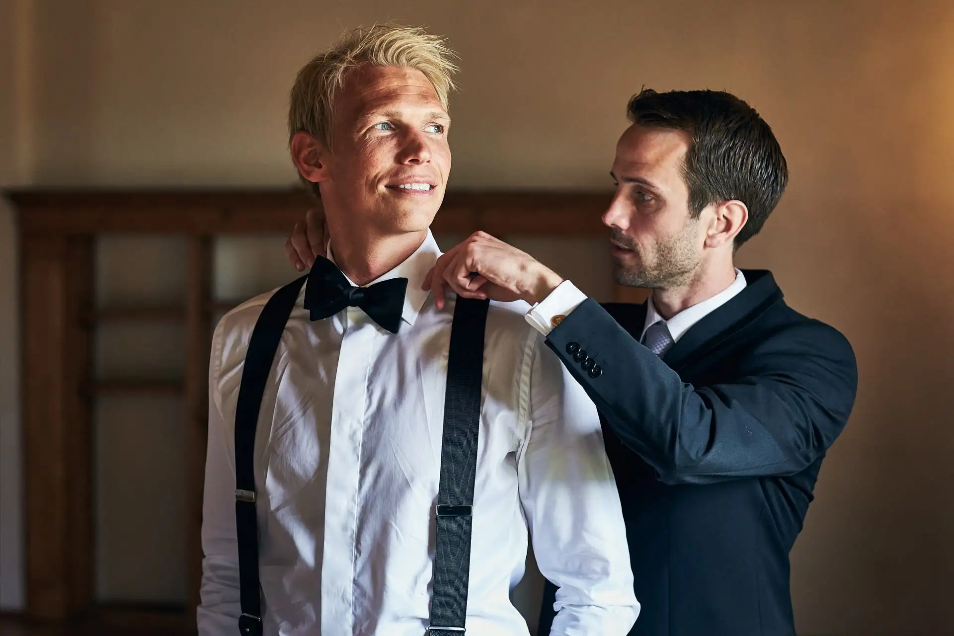 groom getting ready photos