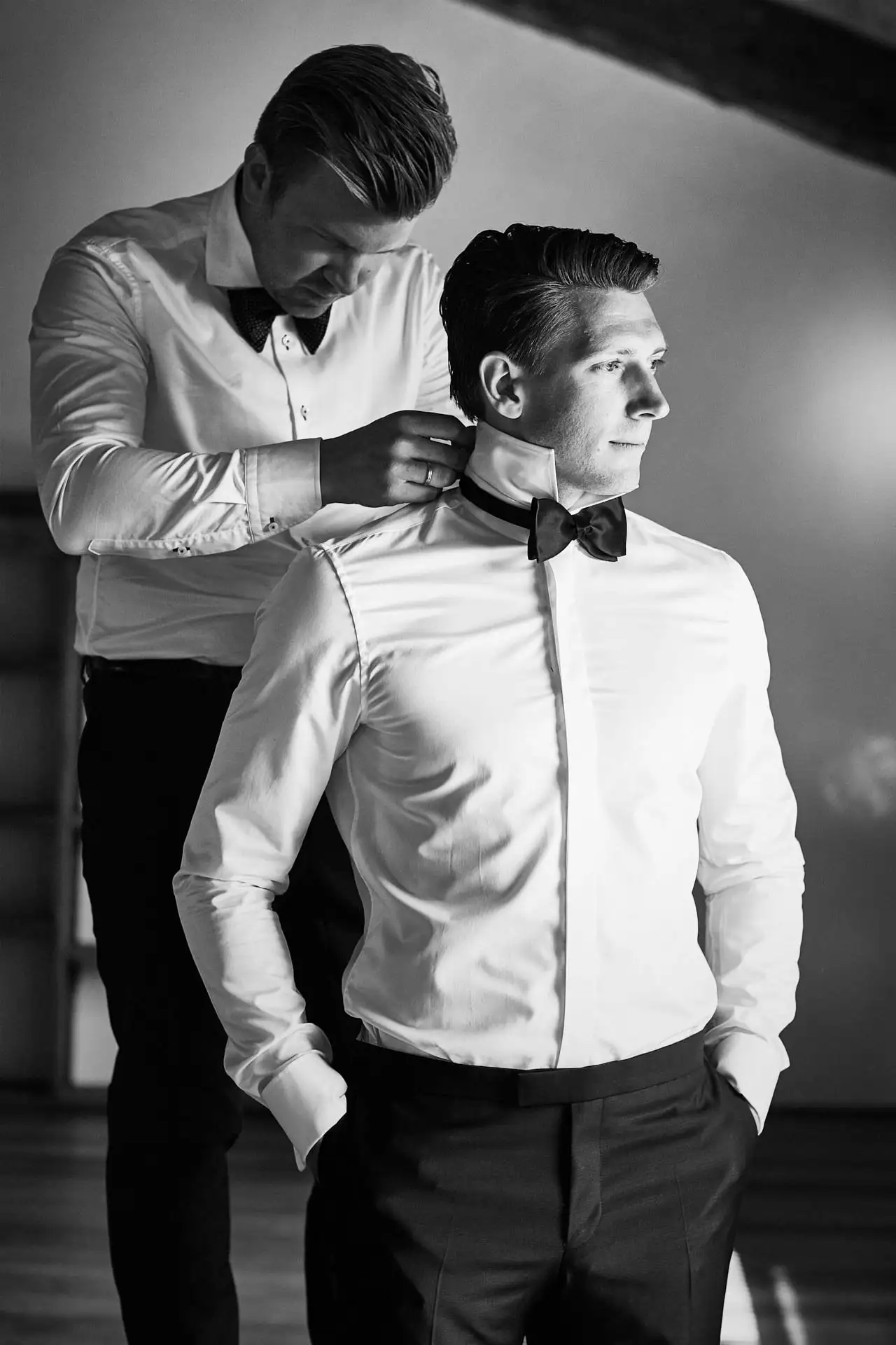 groom getting ready photos