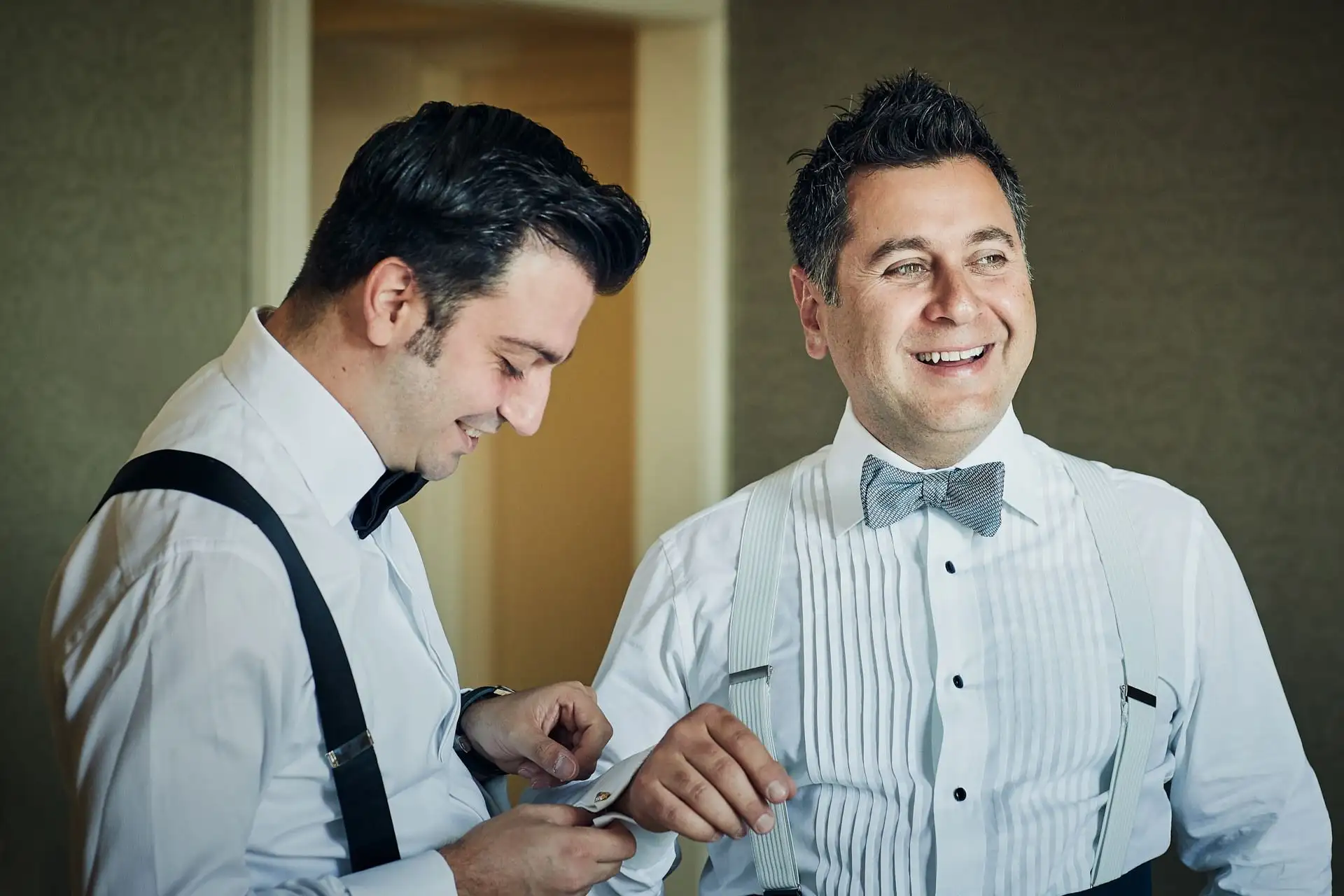 groom getting ready photos