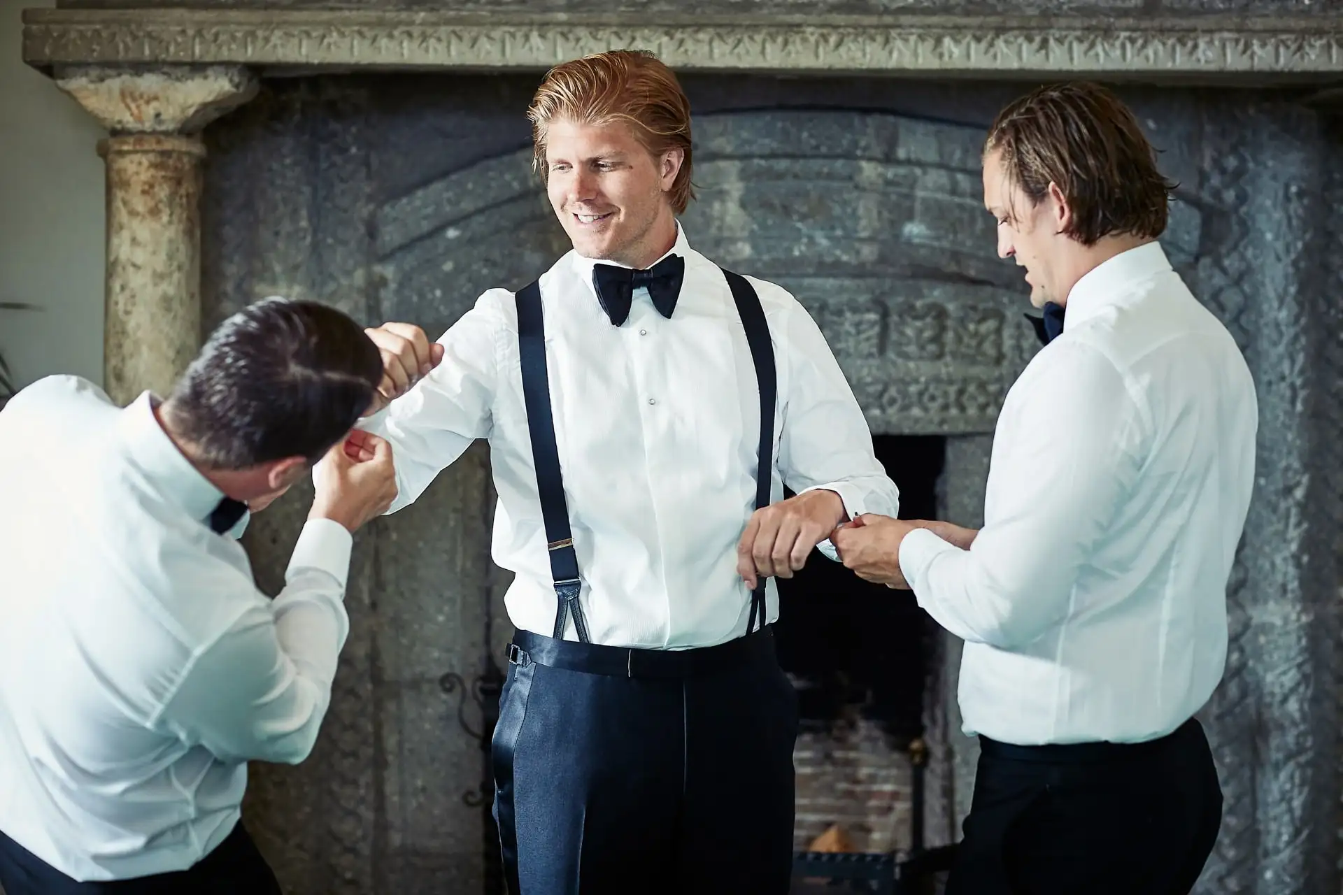 groom getting ready photos