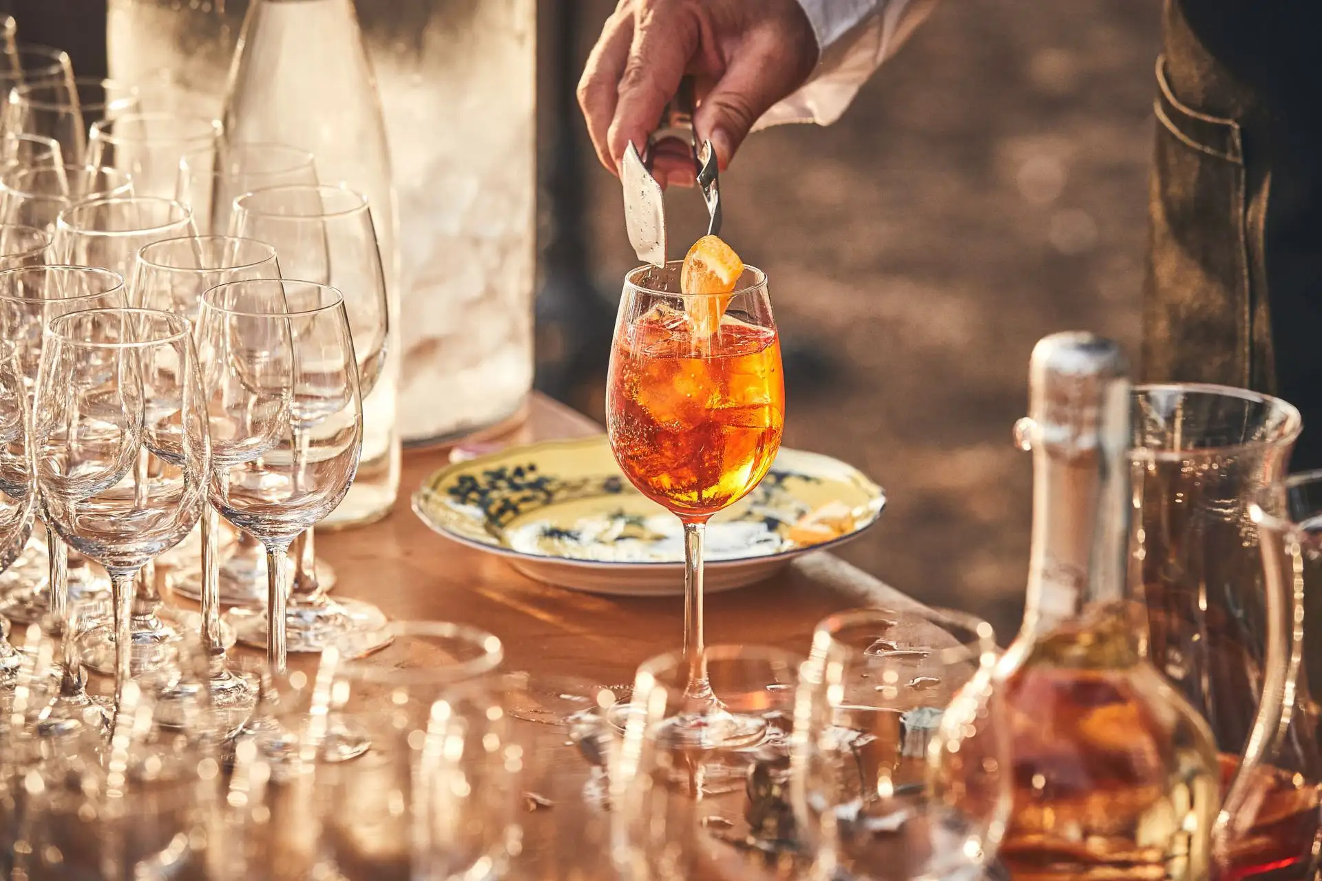 italian wedding aperitifs cocktails