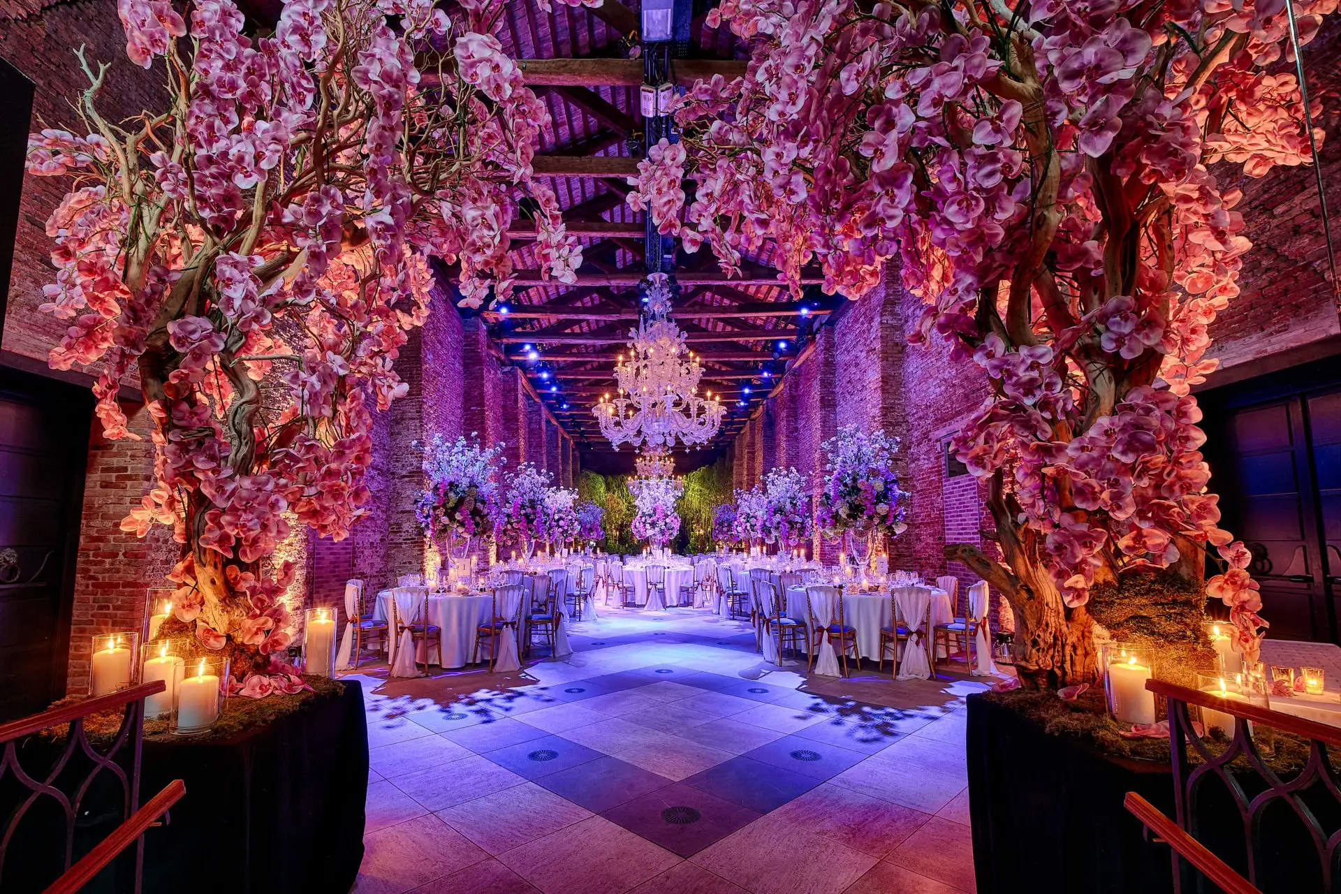 italy wedding reception decor