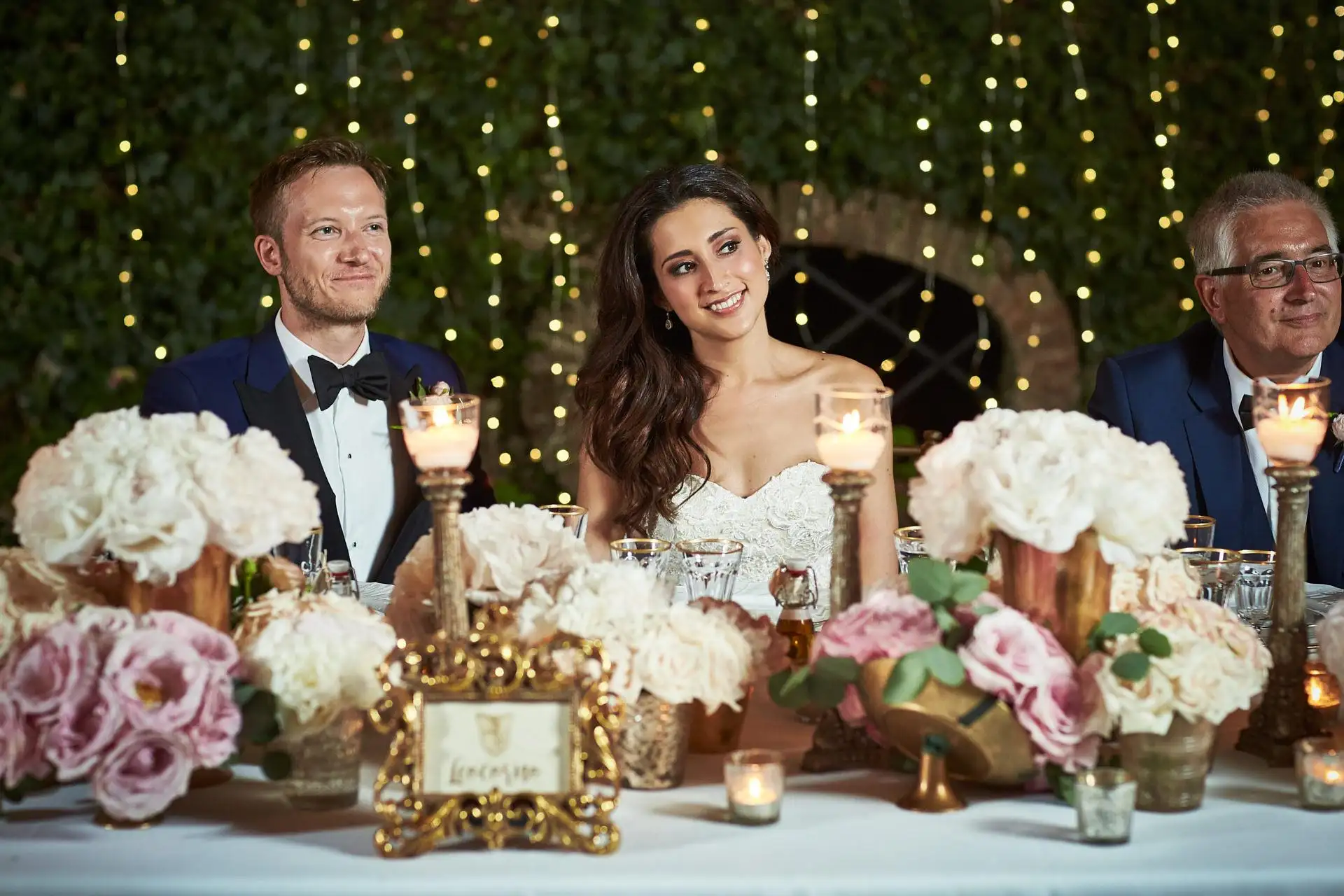 italy wedding reception decor