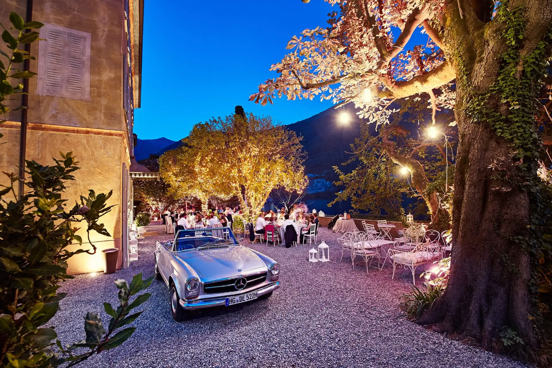 italy wedding reception decor