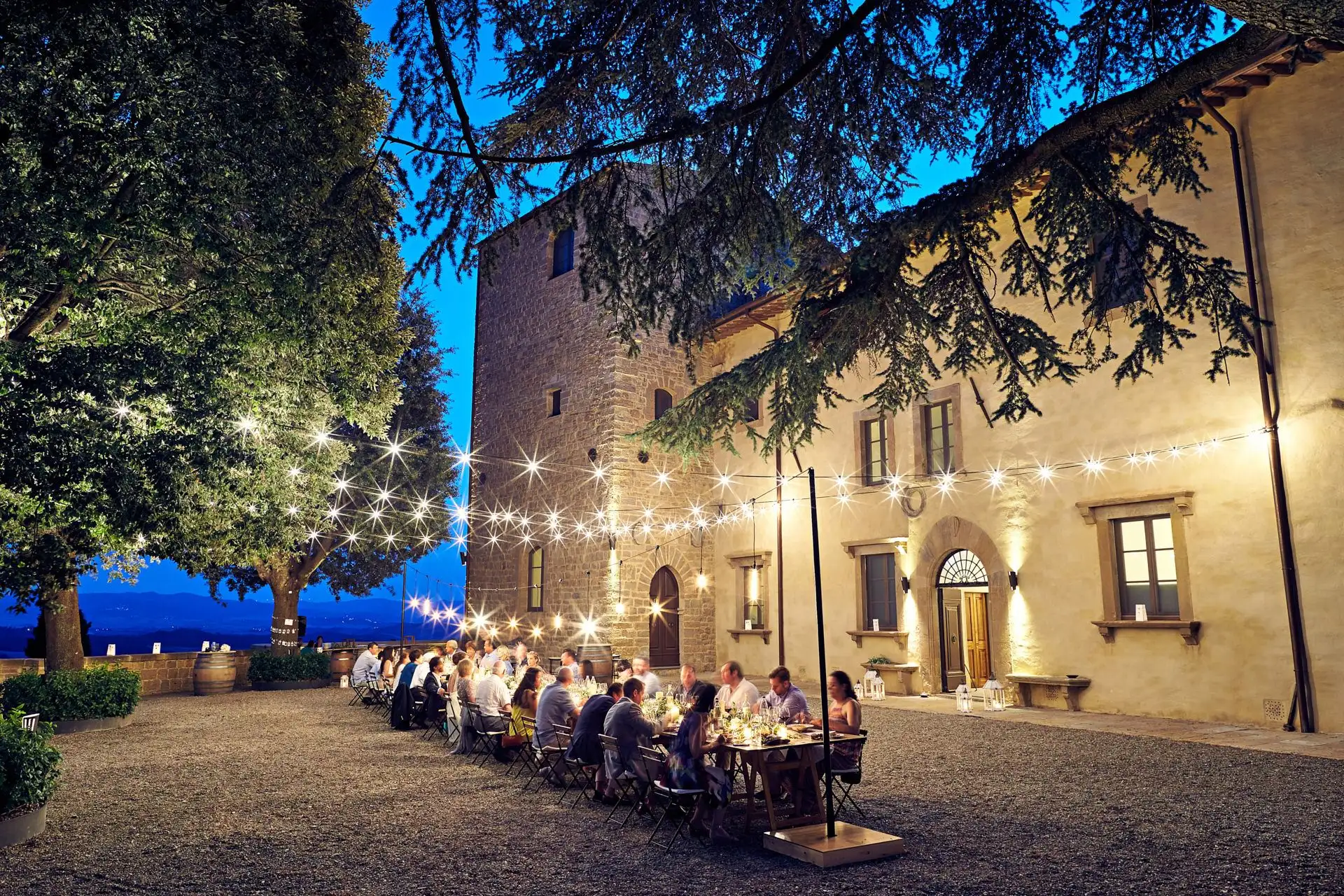 italy wedding reception decor