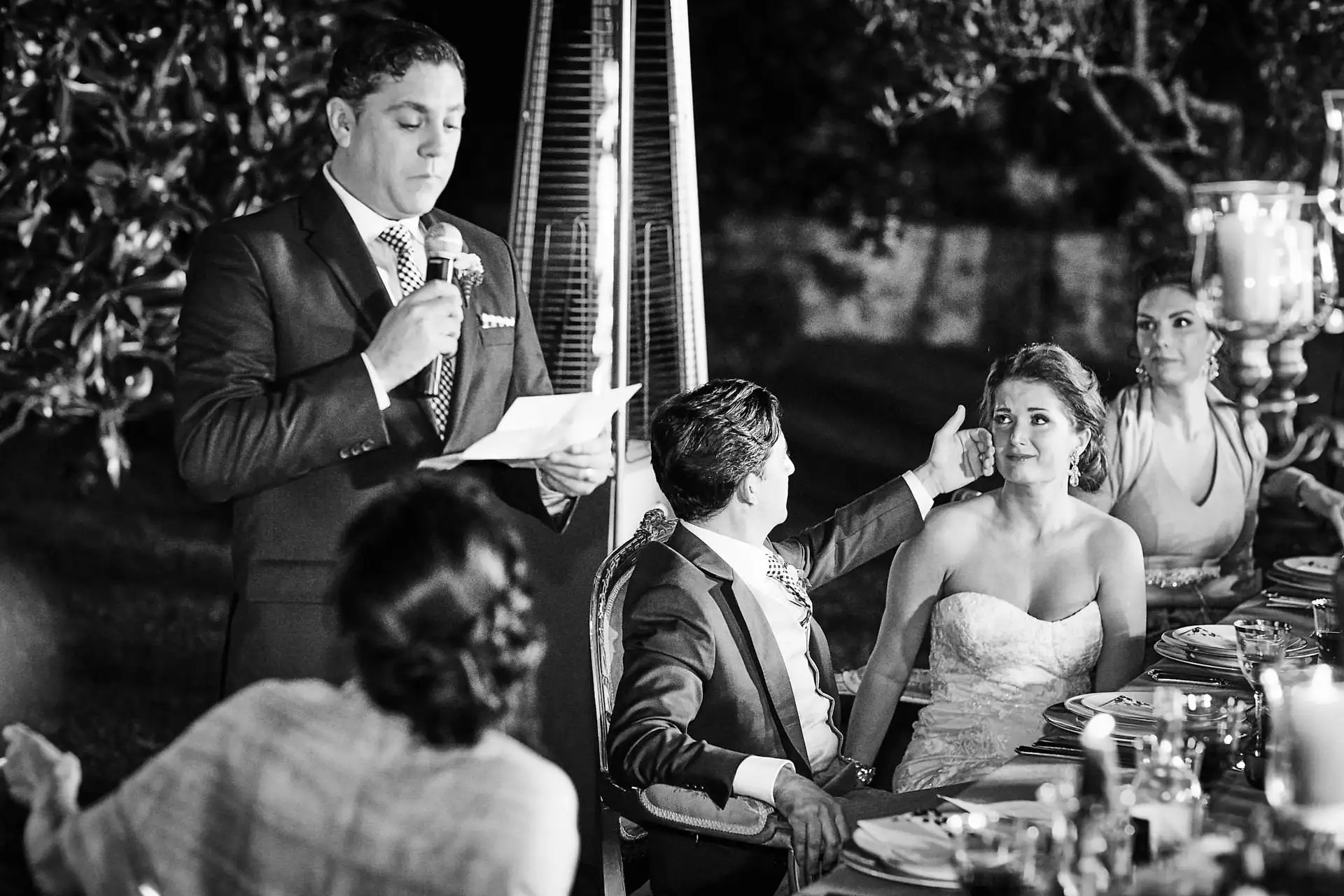 italy wedding reception decor