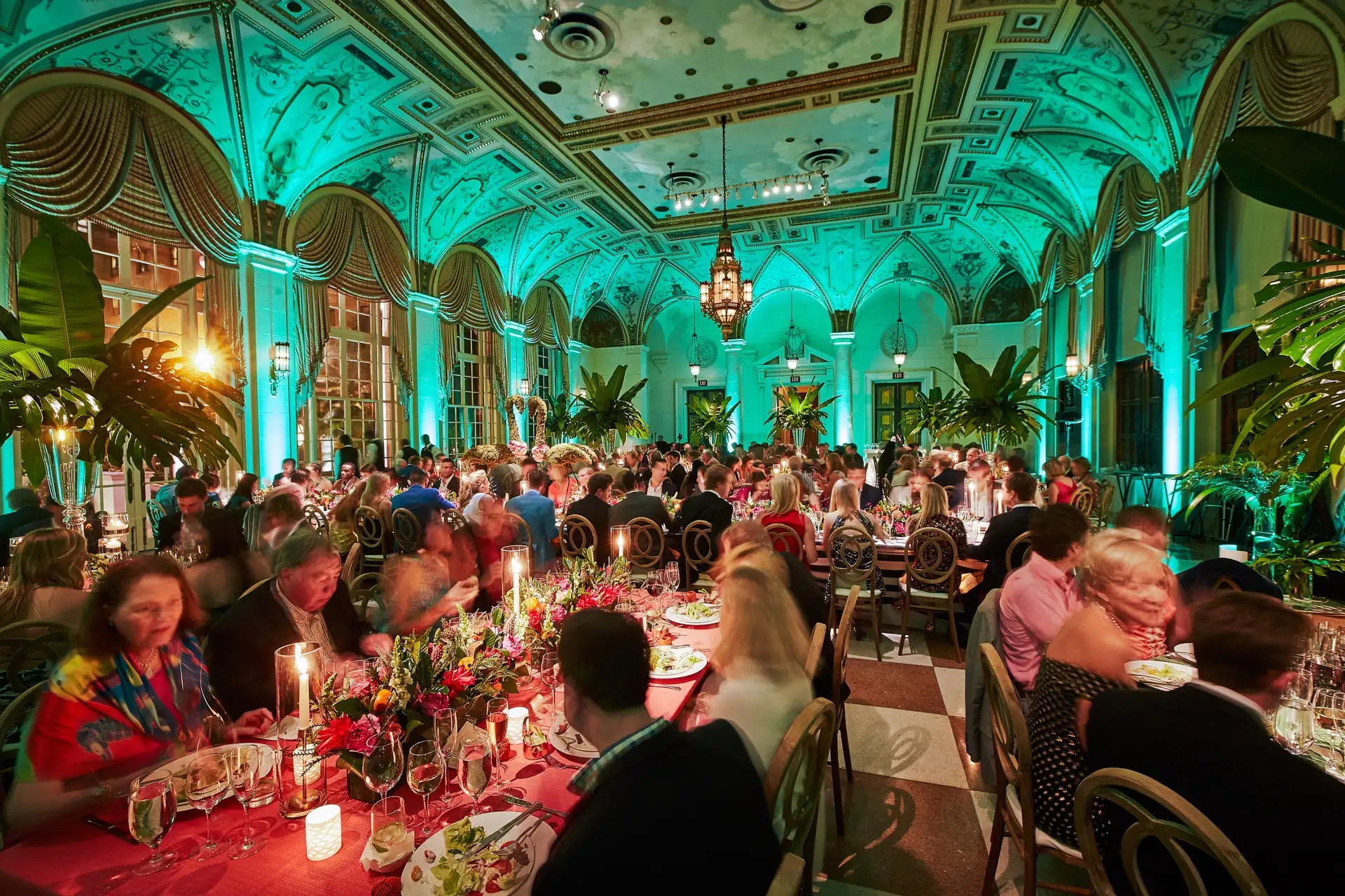 italy wedding reception decor