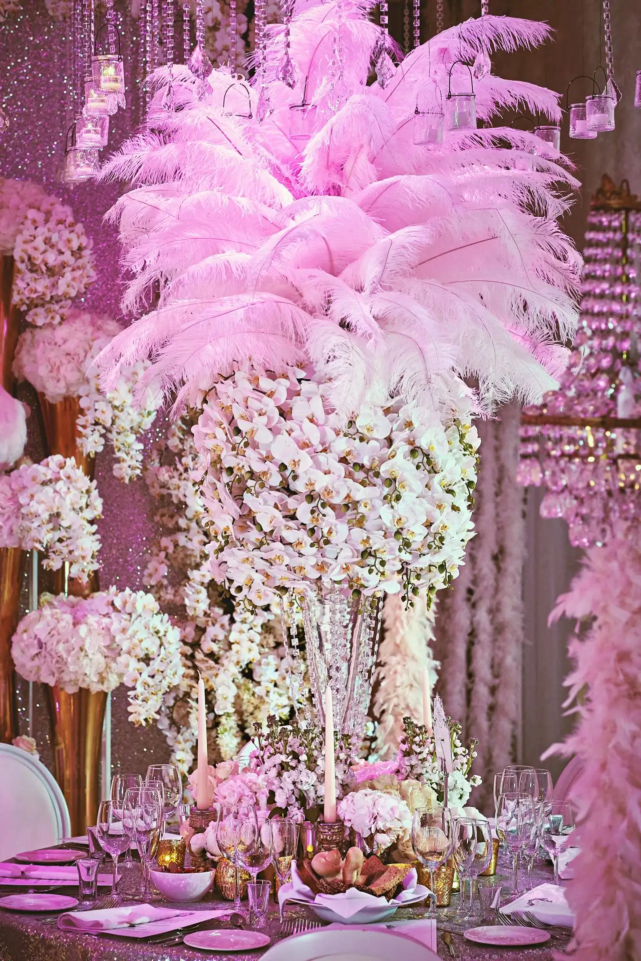 italy wedding reception decor