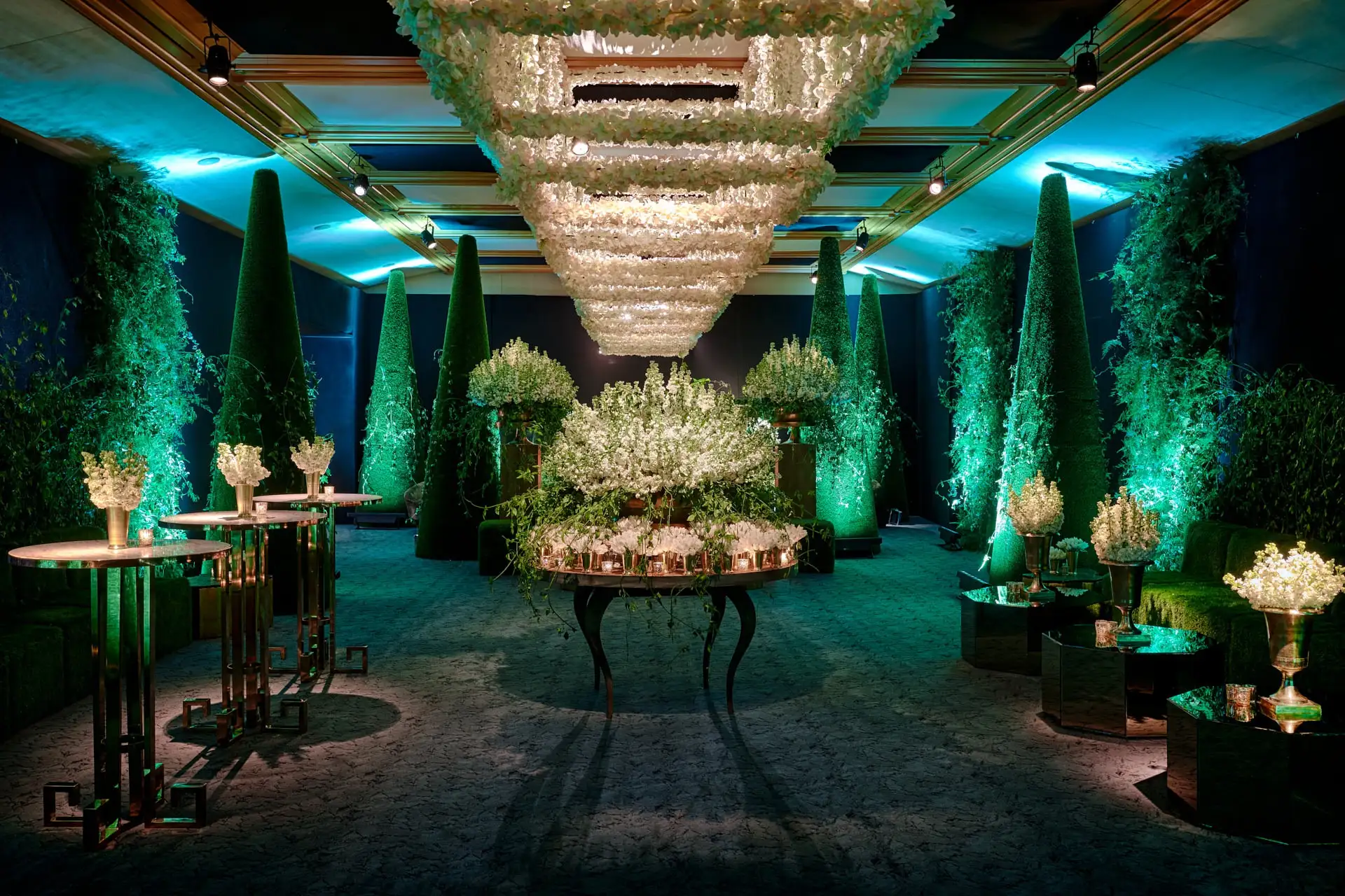 italy wedding reception decor