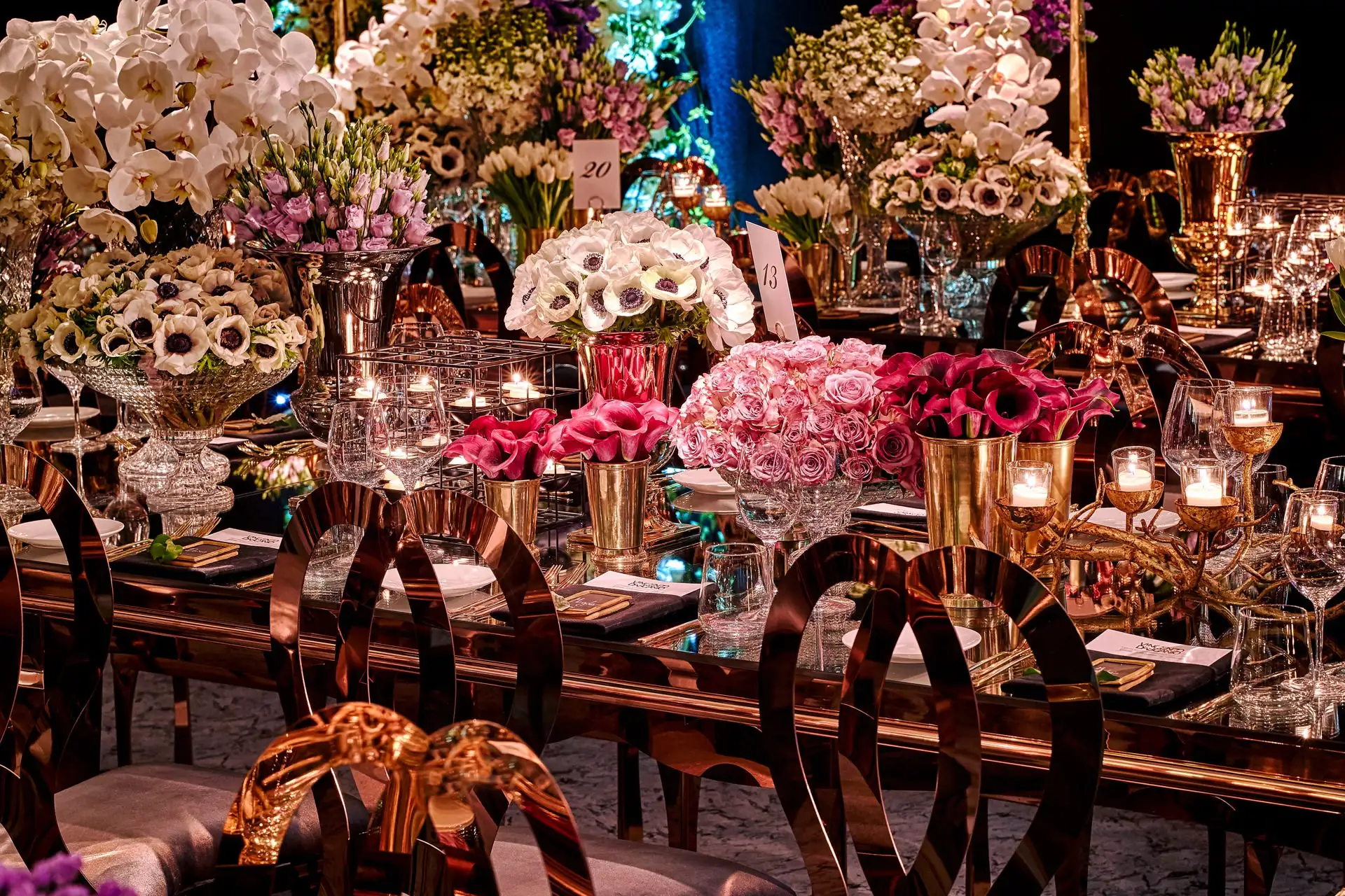 italy wedding reception decor