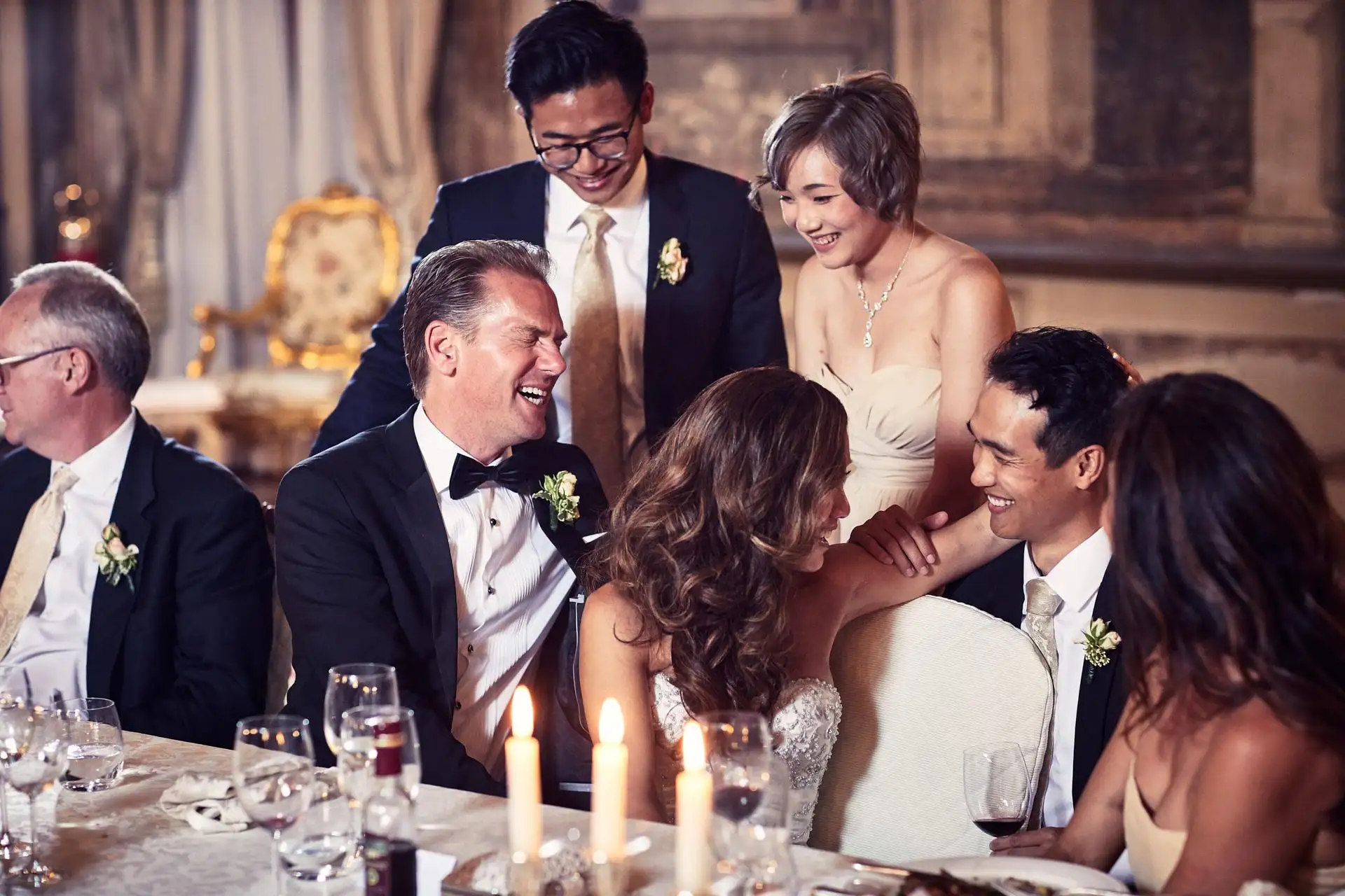 italy wedding reception decor