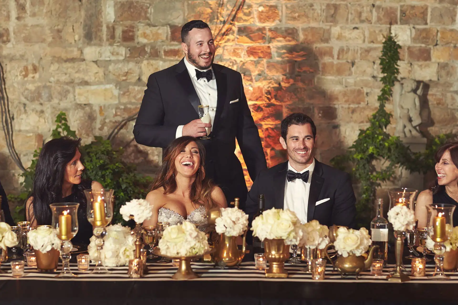 italy wedding reception decor
