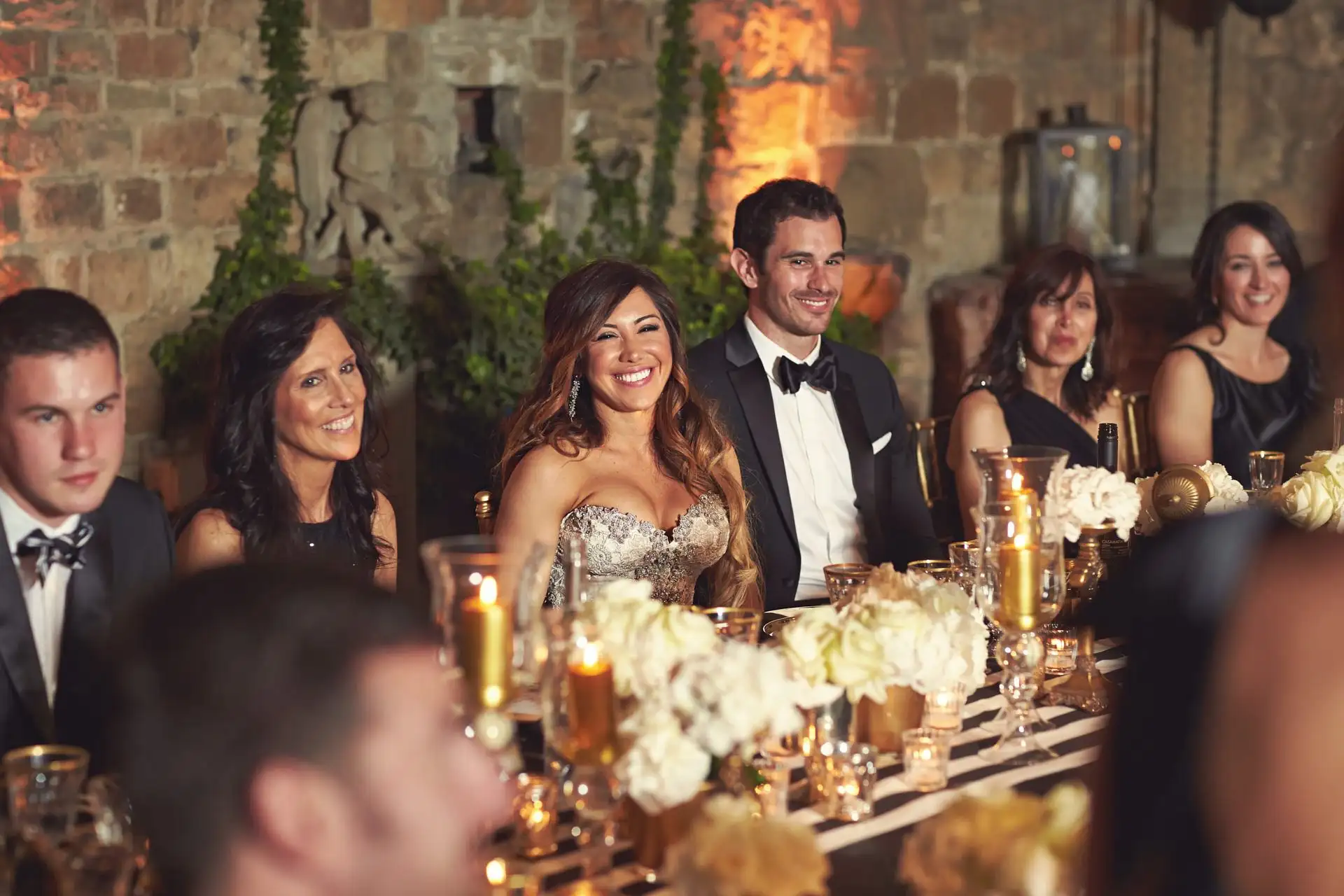 italy wedding reception decor