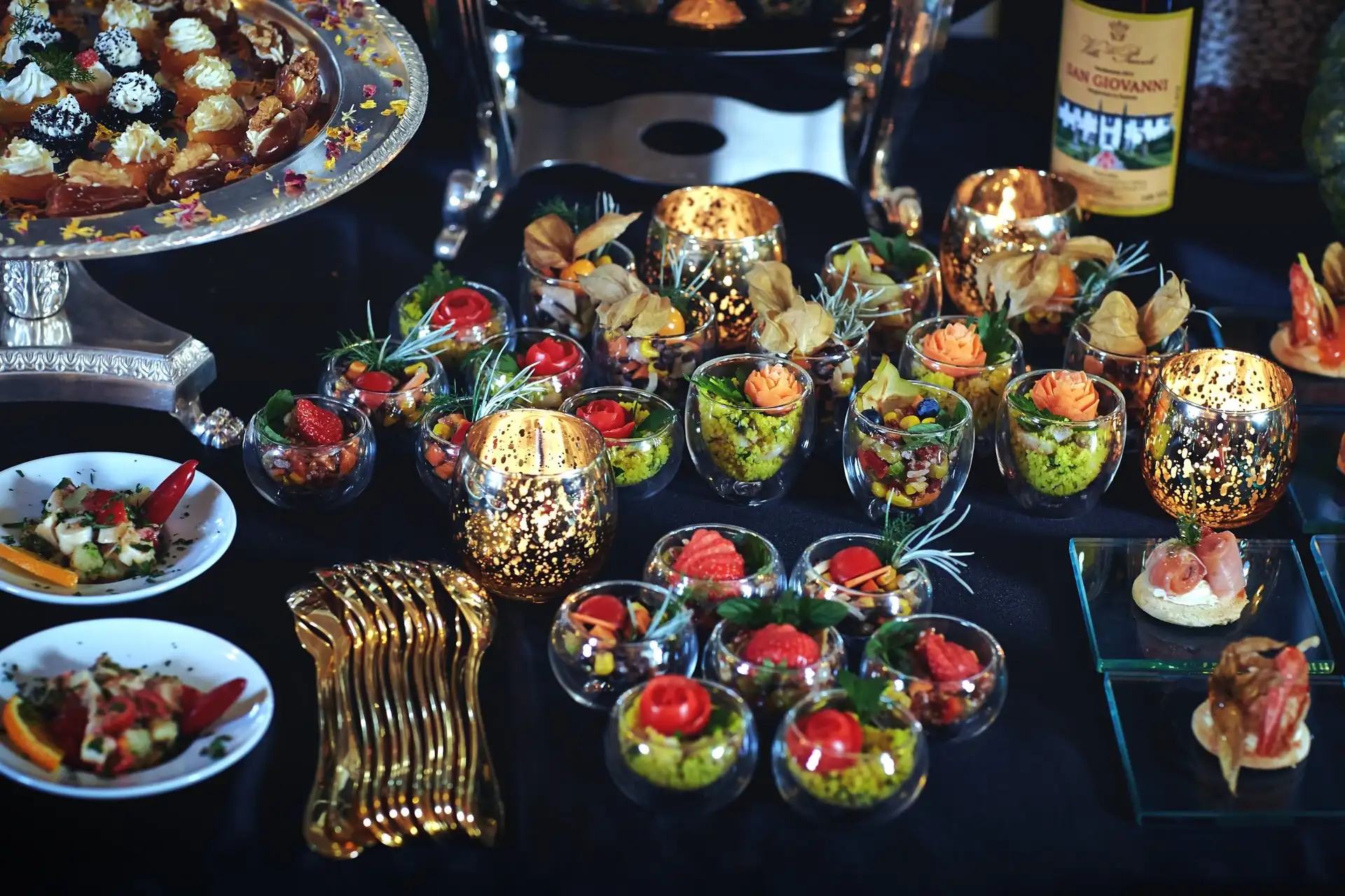 italy wedding reception decor