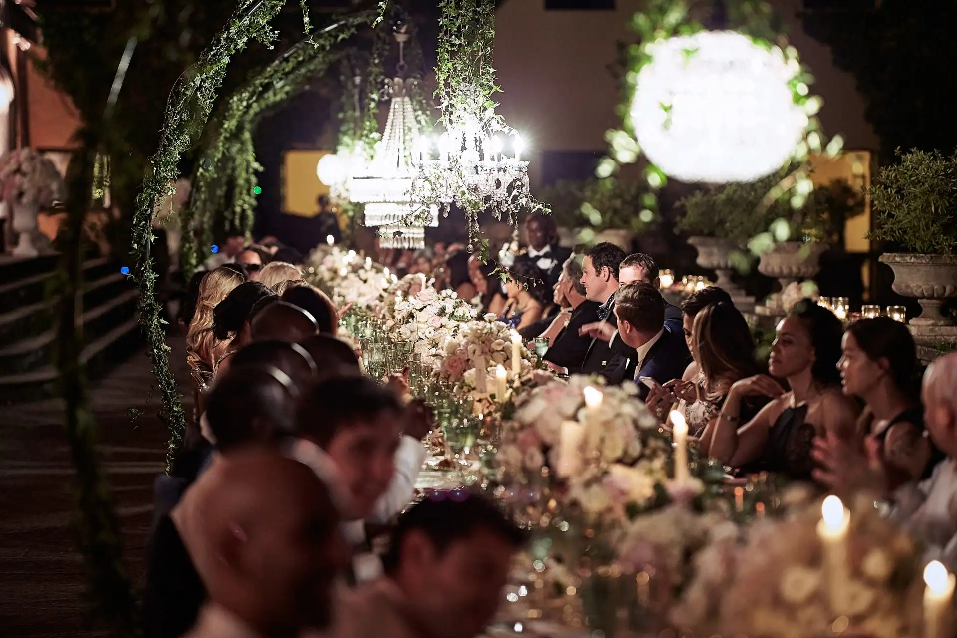 italy wedding reception decor