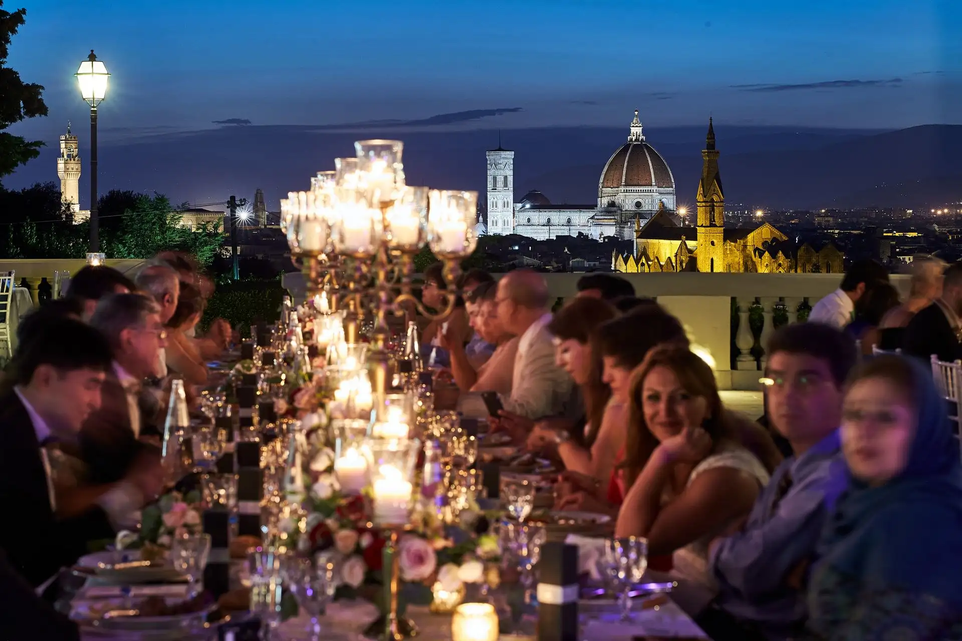 italy wedding reception decor