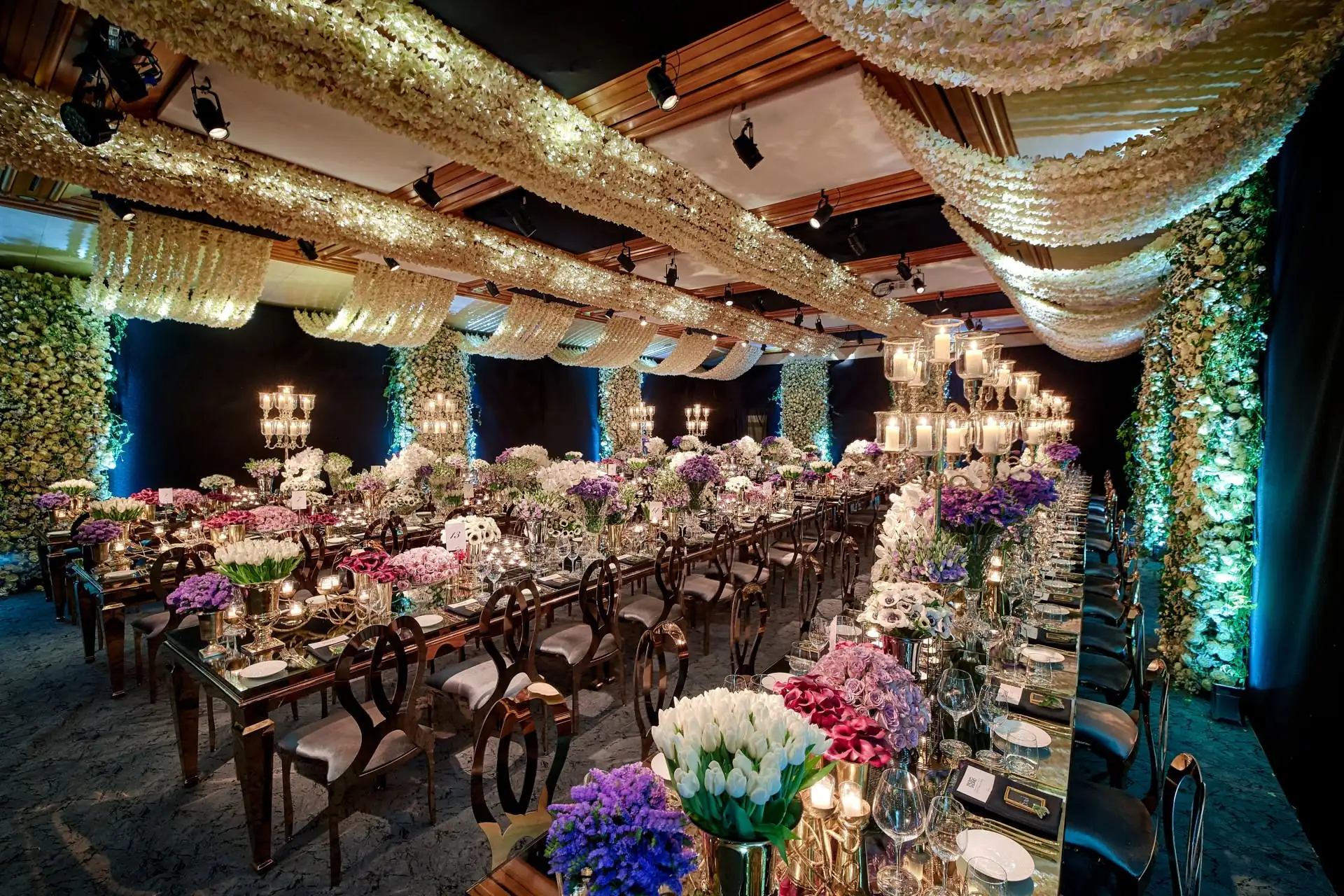 italy wedding reception decor
