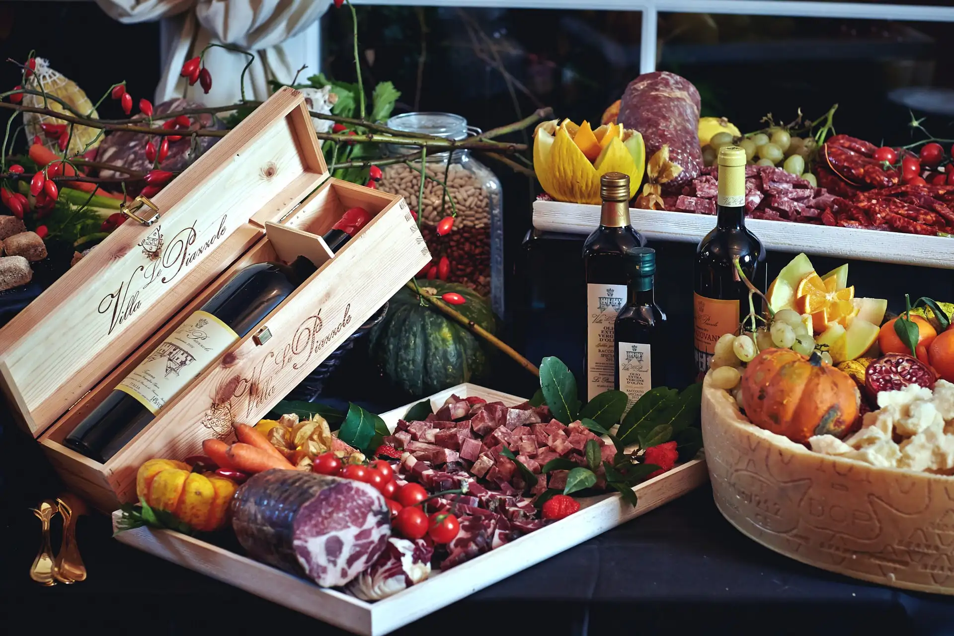 italy wedding reception decor