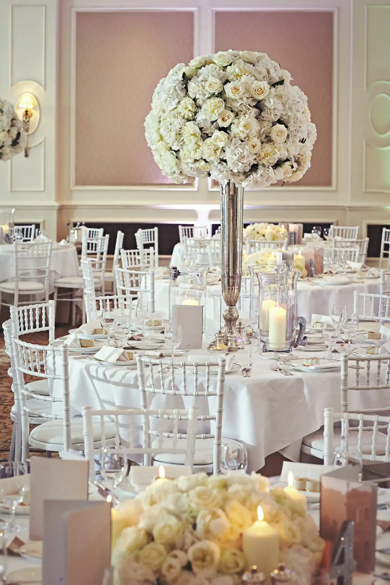 italy wedding reception decor