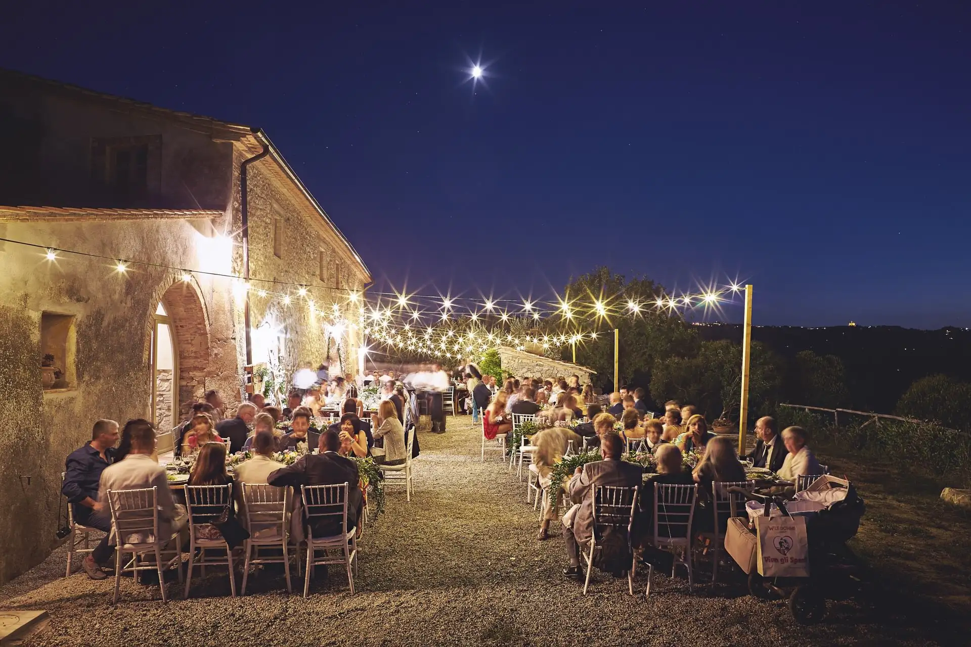 italy wedding reception decor