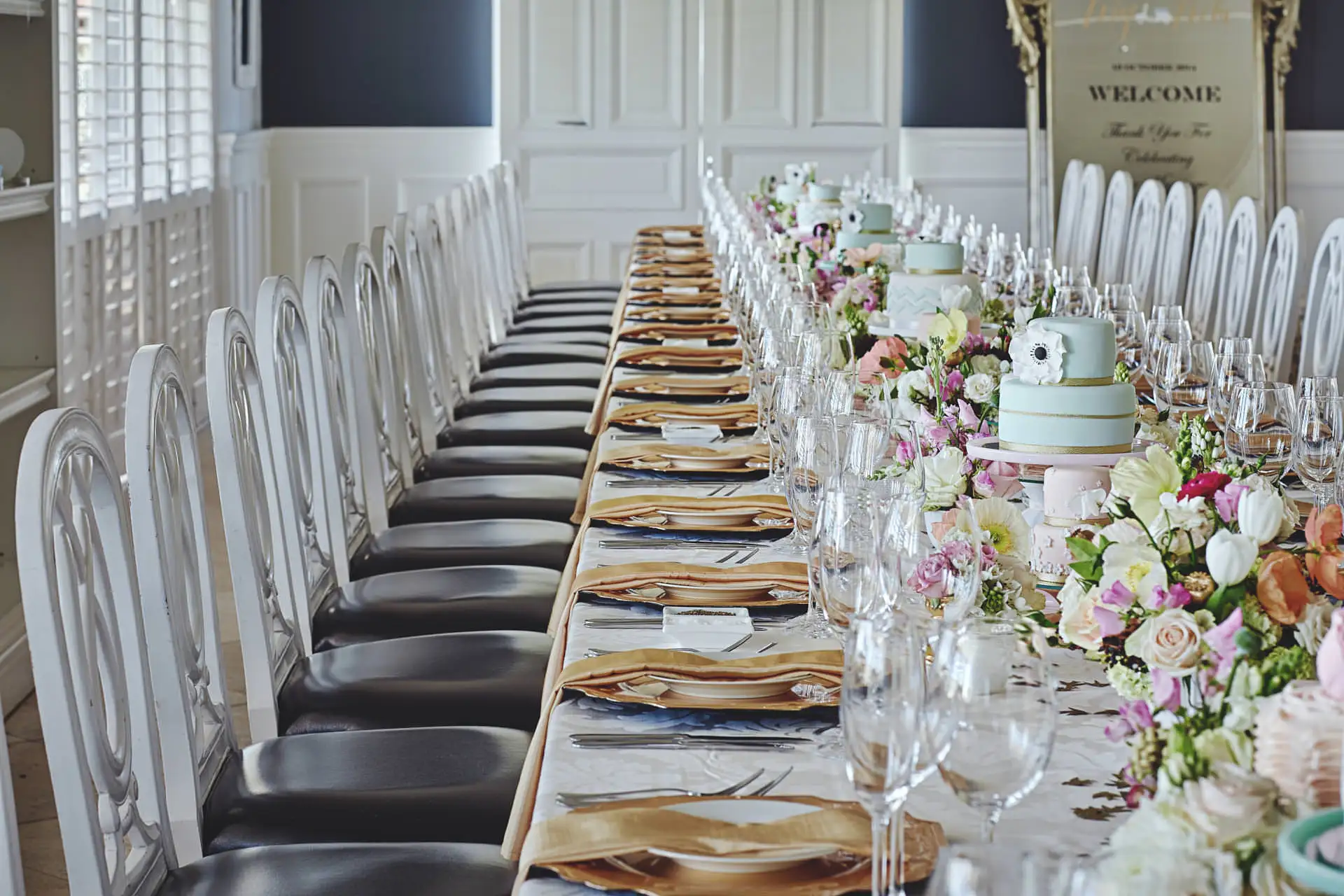 italy wedding reception decor