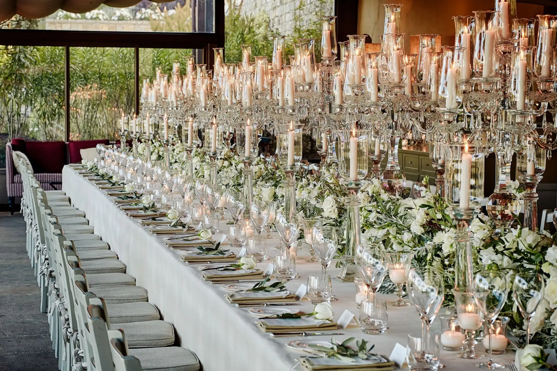 italy wedding reception decor