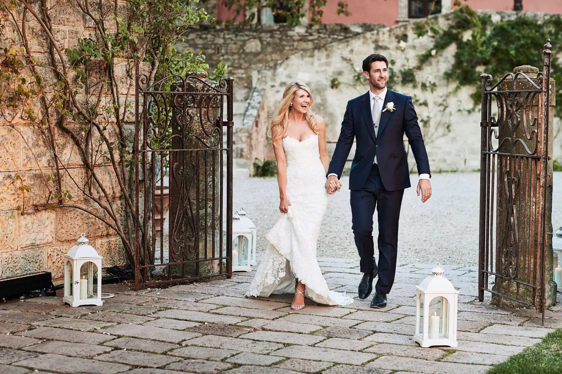 italy wedding reception decor