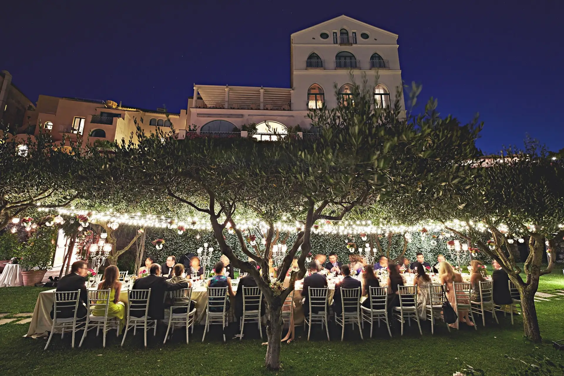 italy wedding reception decor