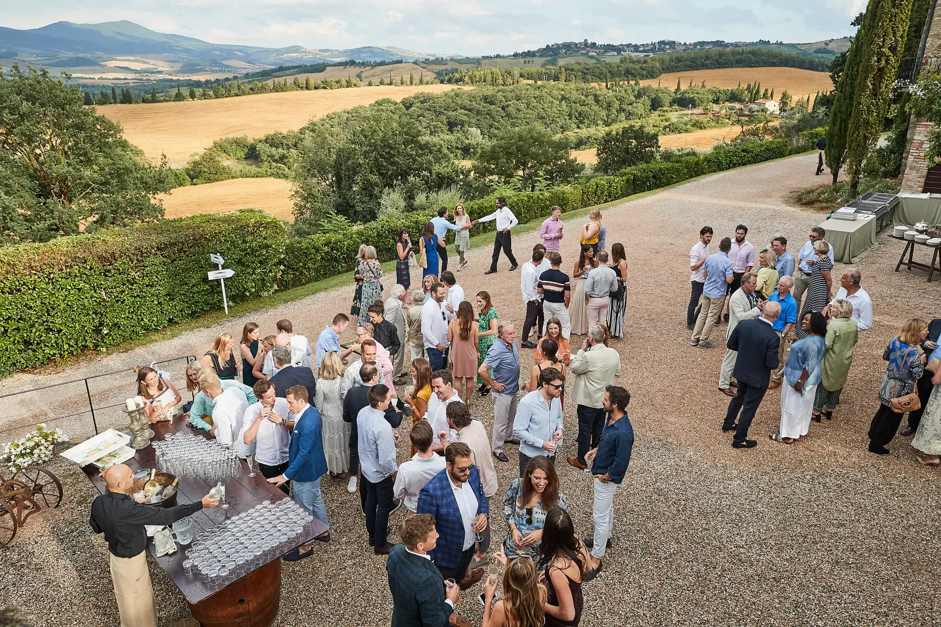 borgo di castelvecchio wedding weekend