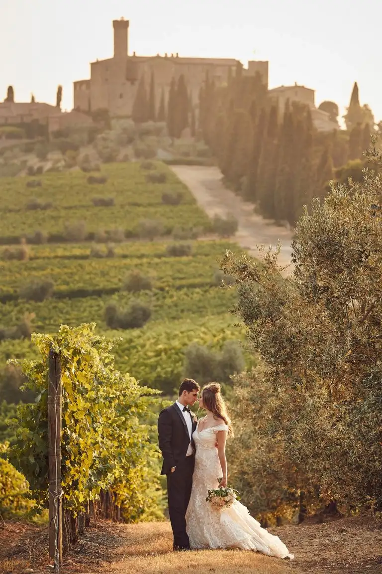 castello di banfi wedding elopement