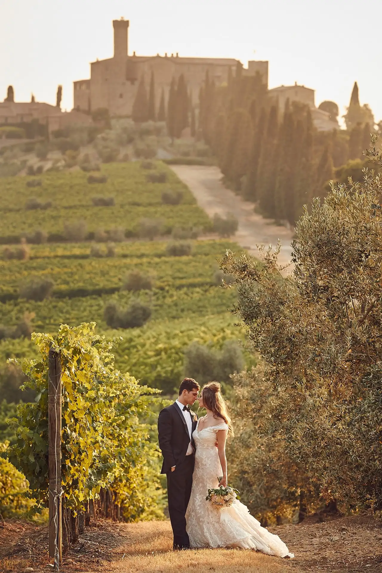 castello di banfi wedding elopement