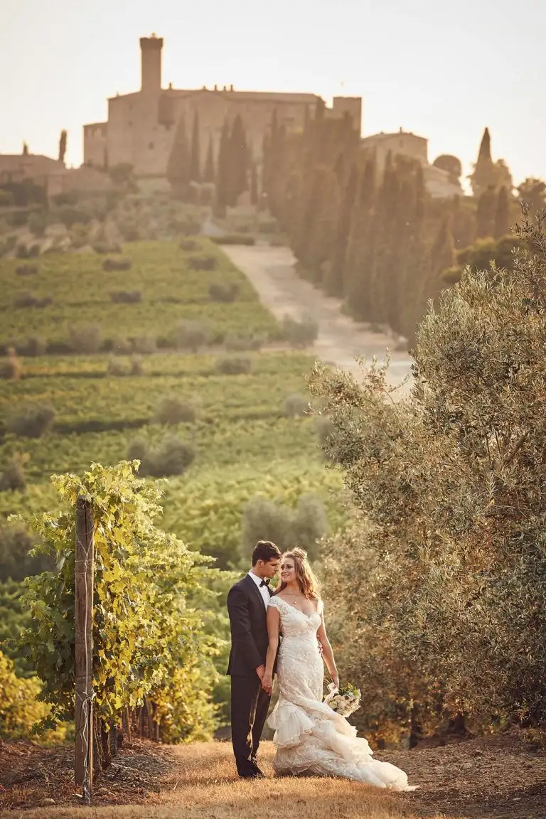 castello di banfi wedding elopement