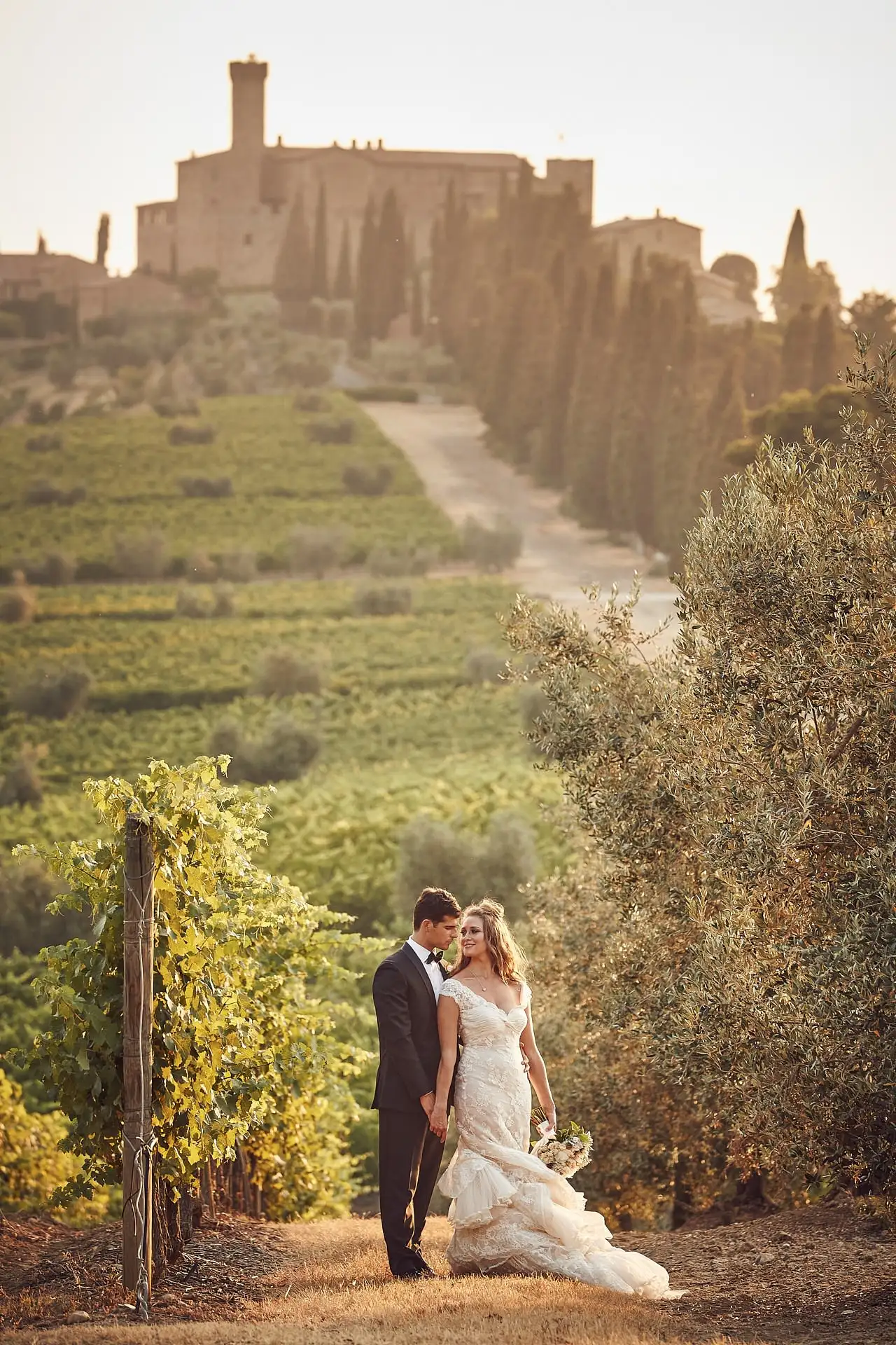 castello di banfi wedding elopement