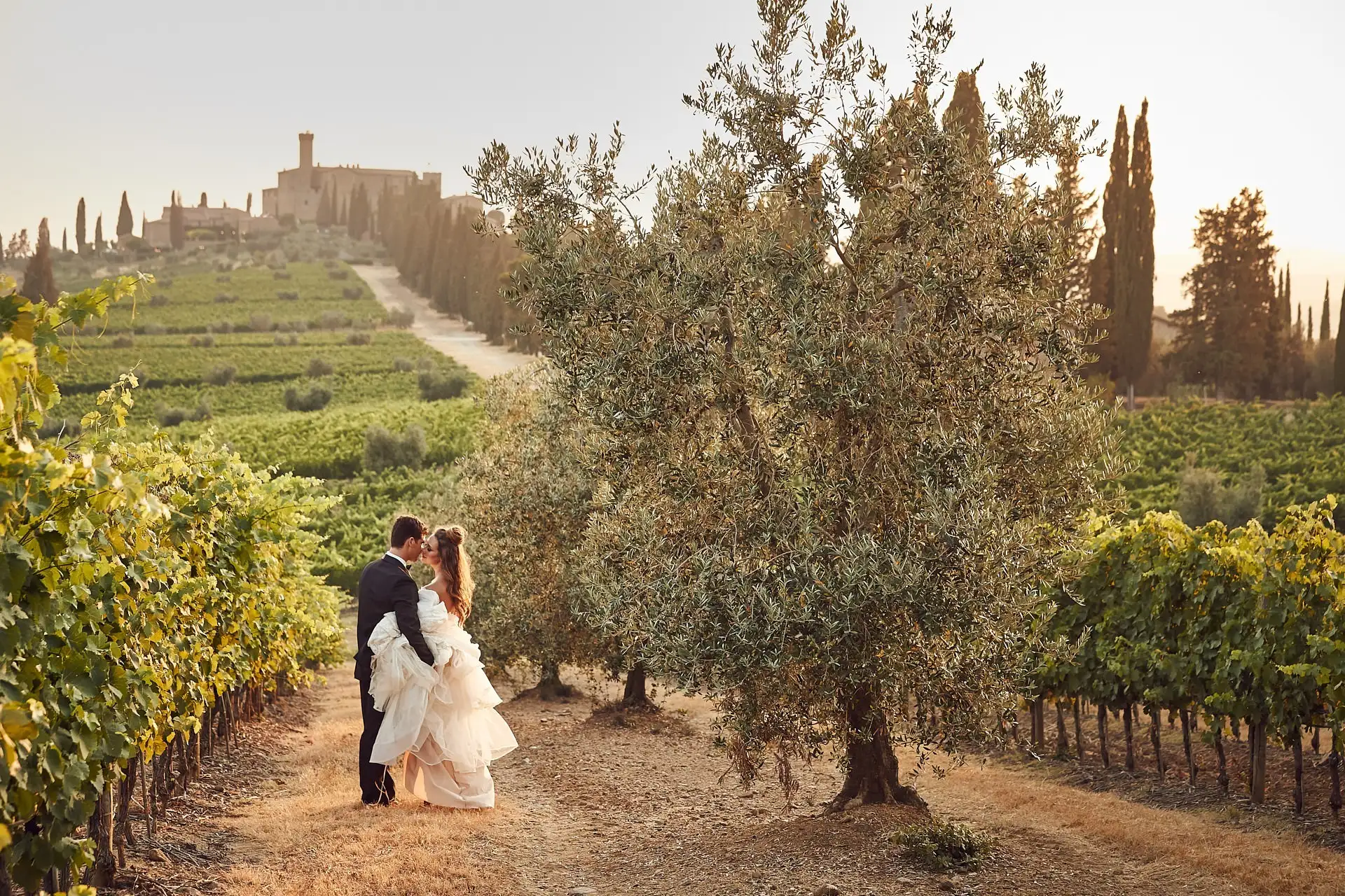 castello di banfi wedding elopement