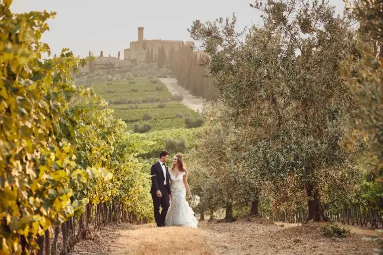 castello di banfi wedding elopement