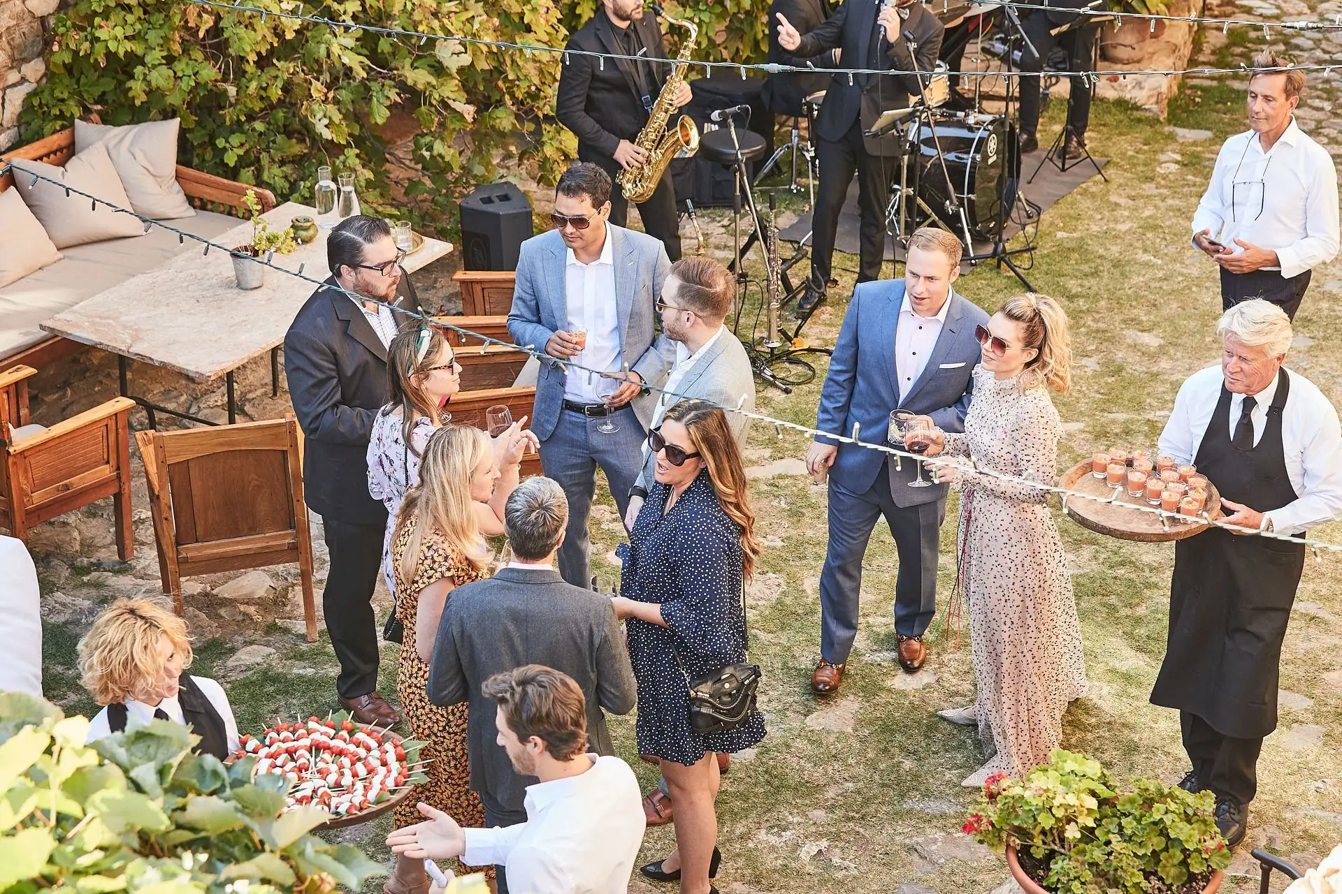 castello di vicarello wedding welcome dinner