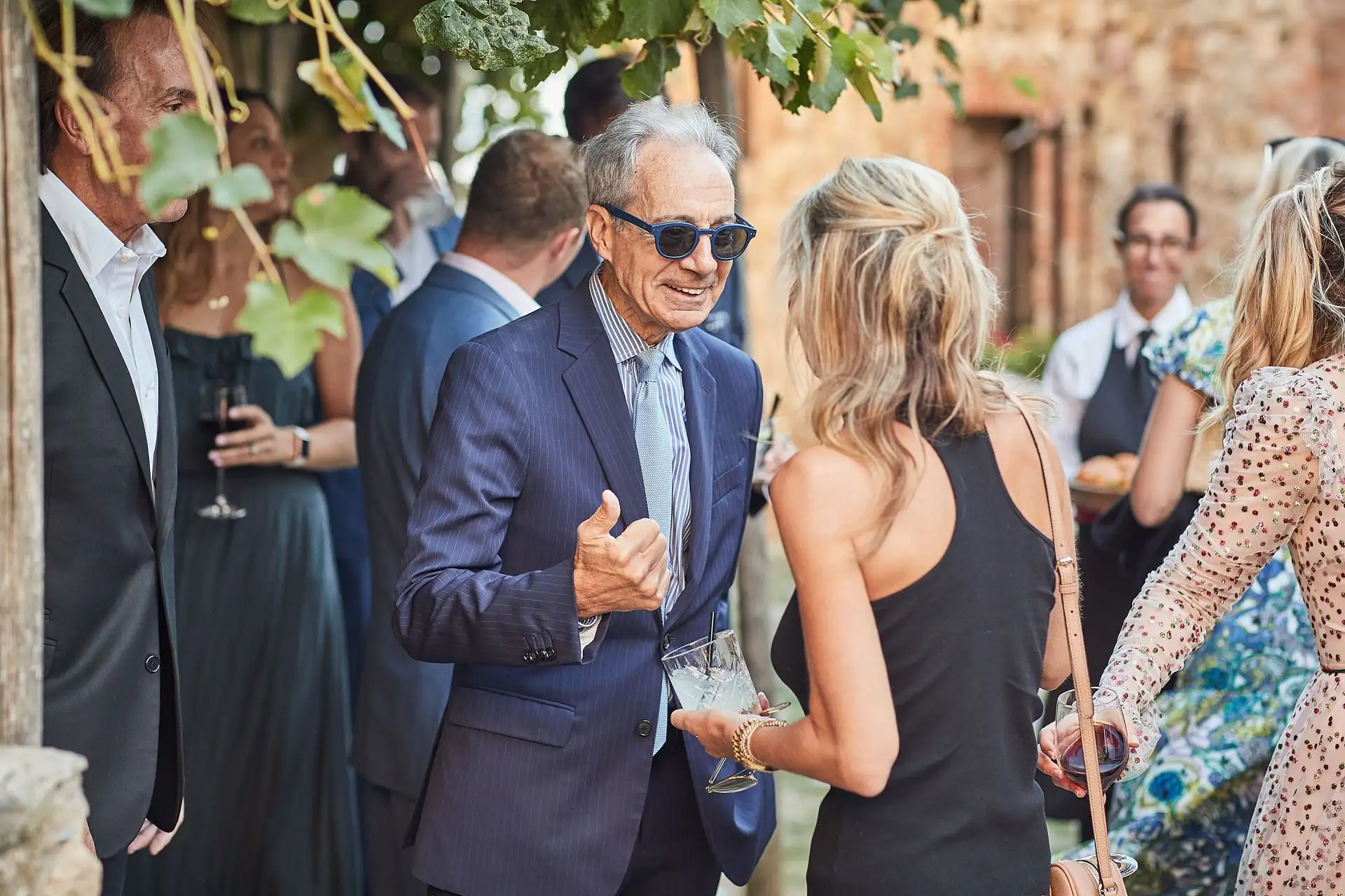 castello di vicarello wedding welcome dinner