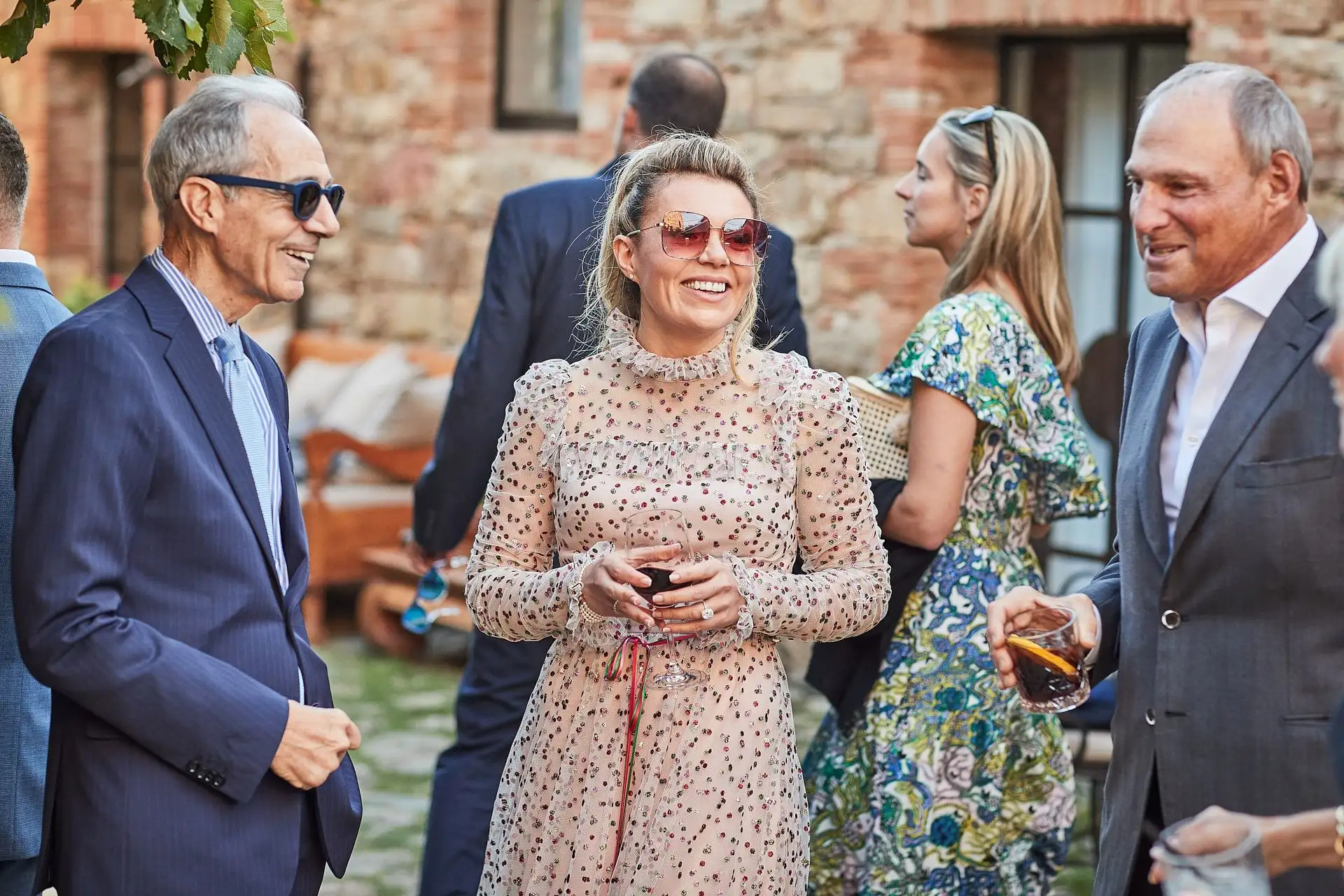 castello di vicarello wedding welcome dinner