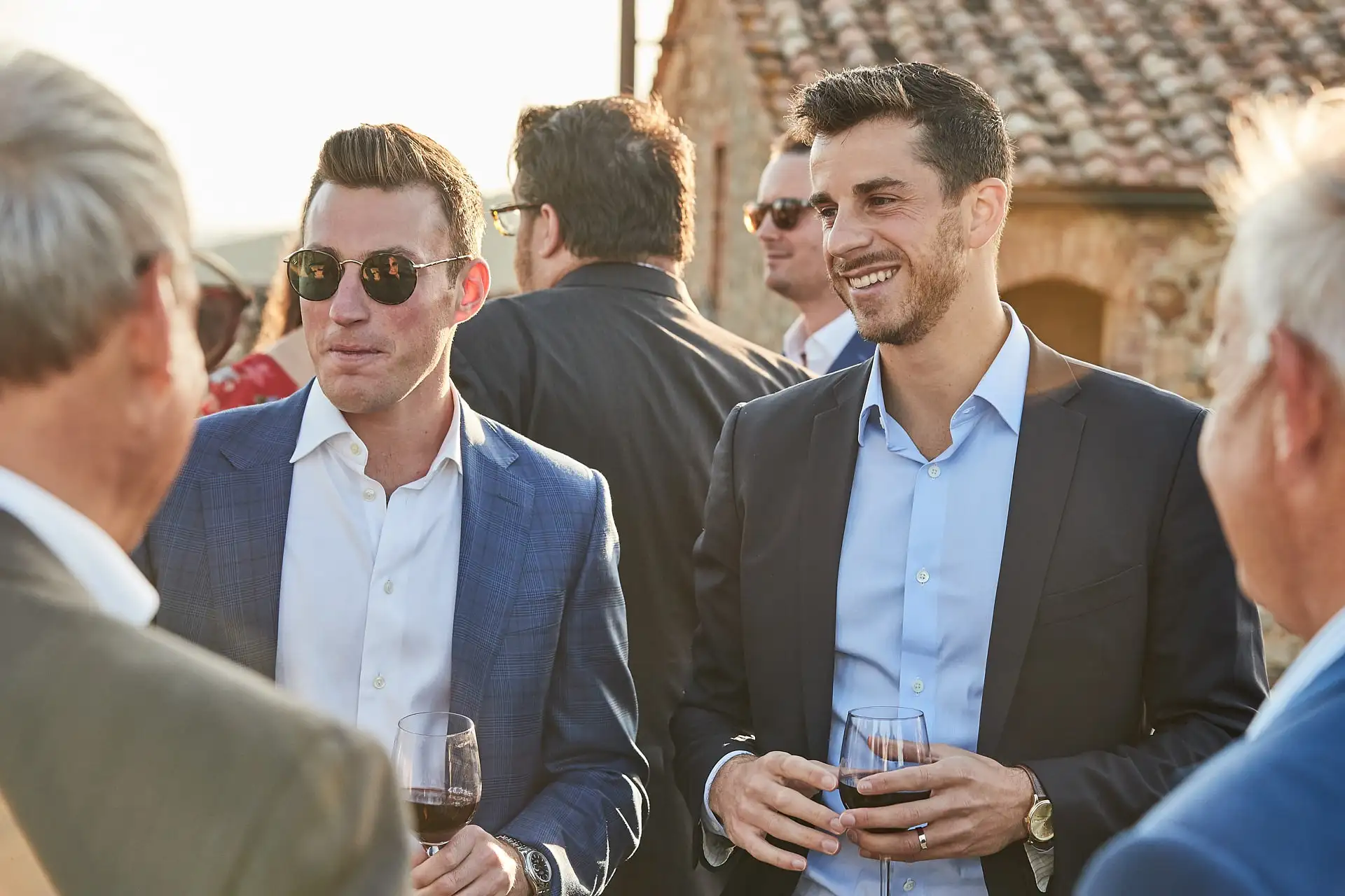 castello di vicarello wedding welcome dinner