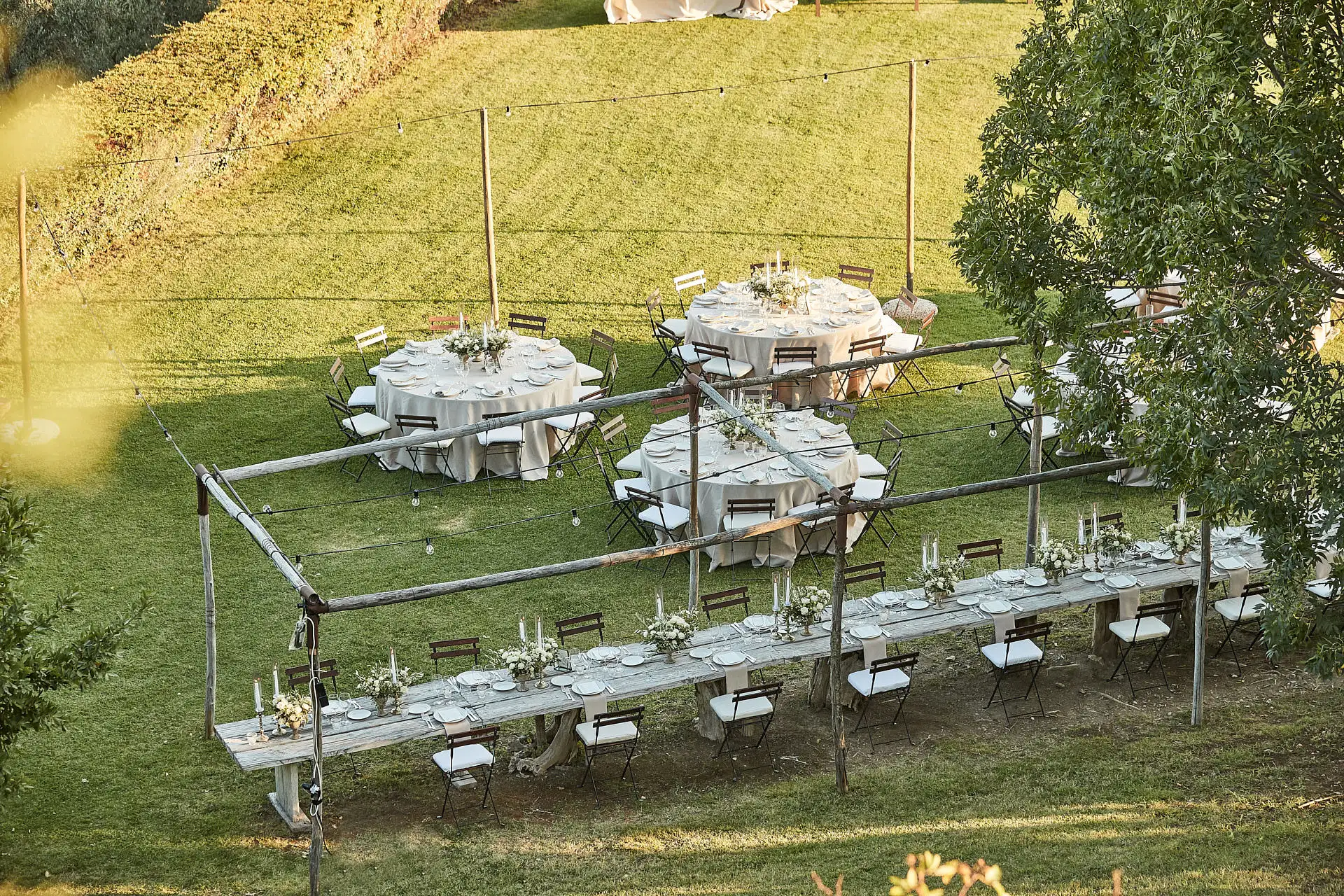 castello di vicarello wedding welcome dinner