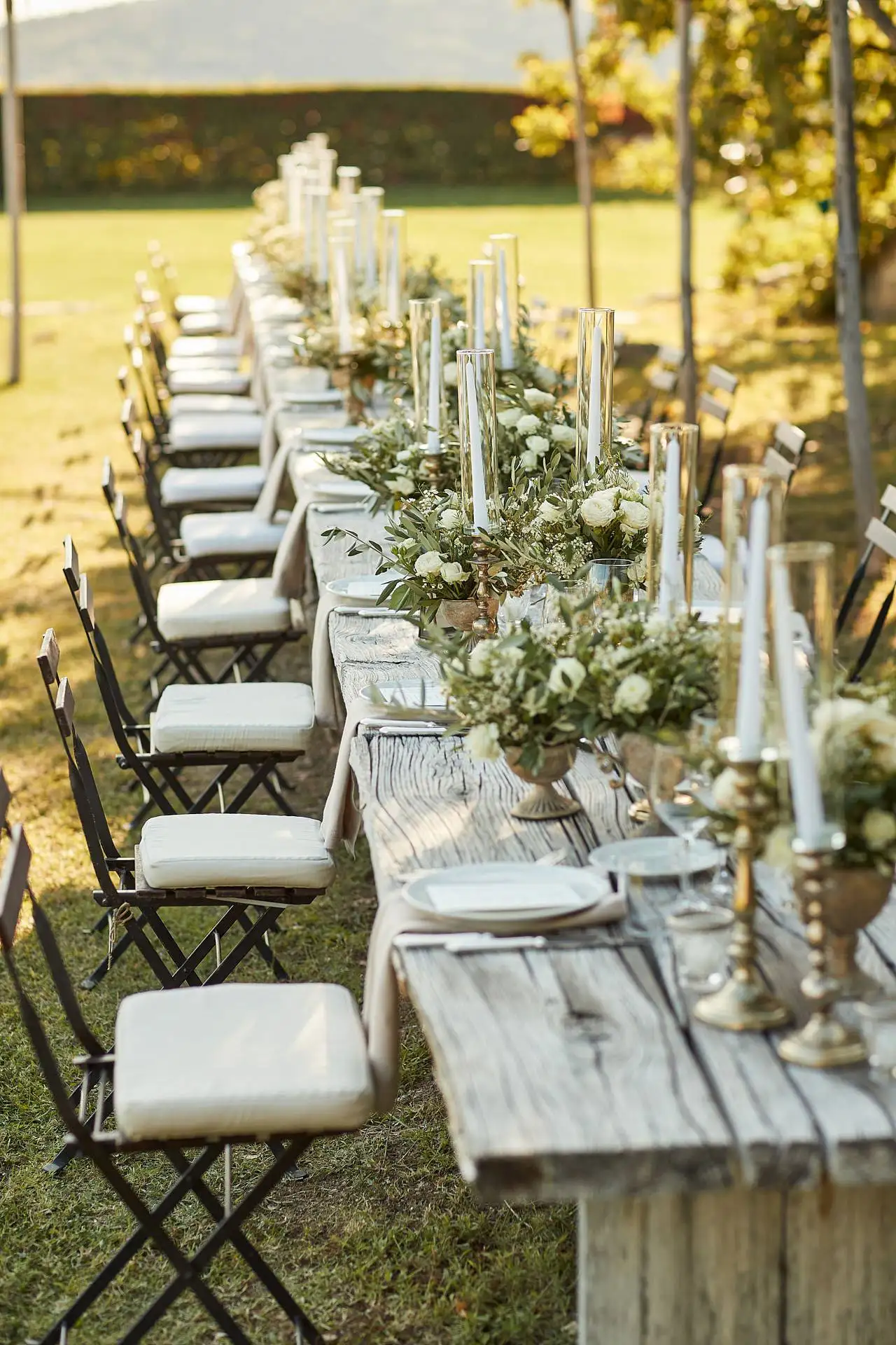 castello di vicarello wedding welcome dinner