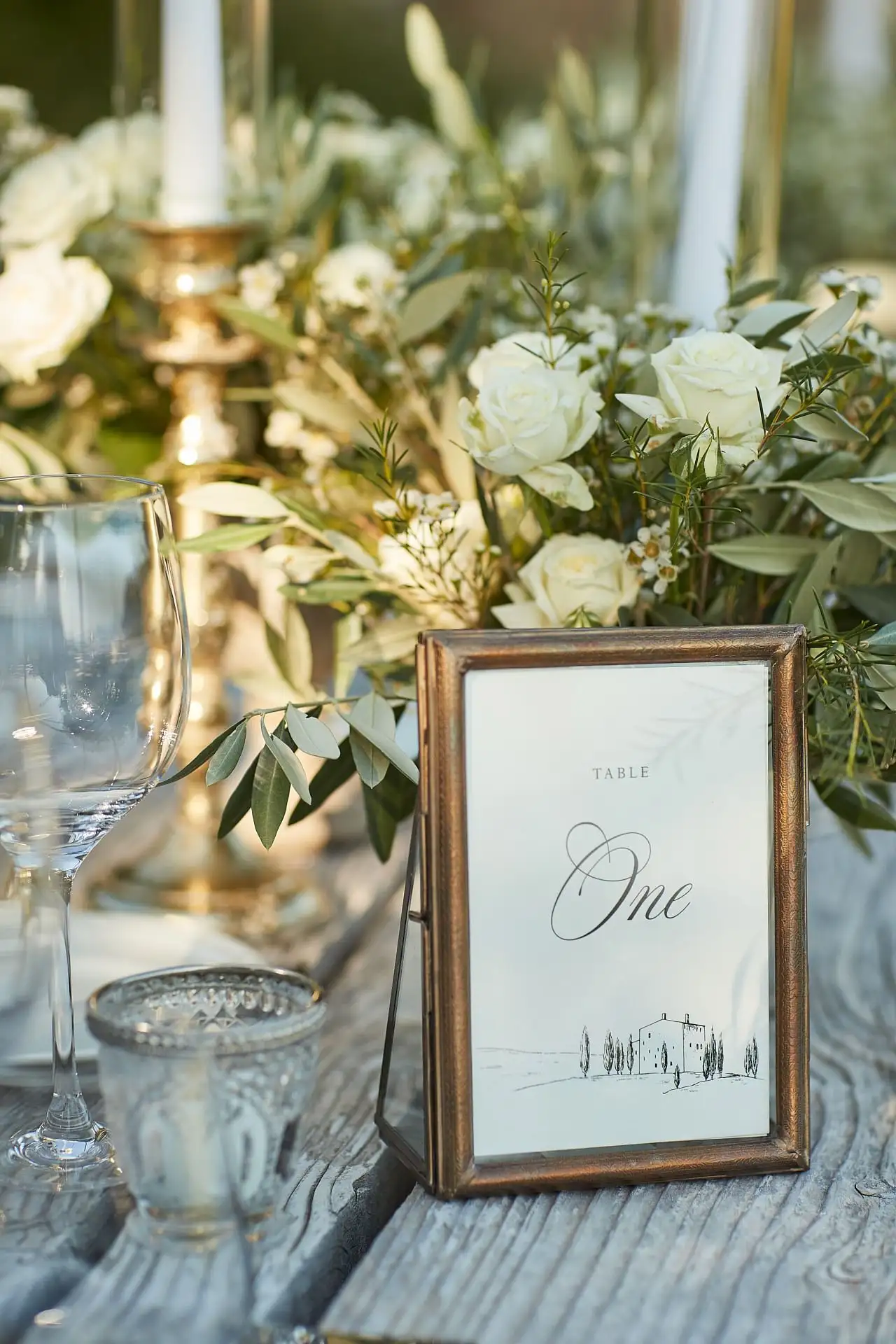 castello di vicarello wedding welcome dinner
