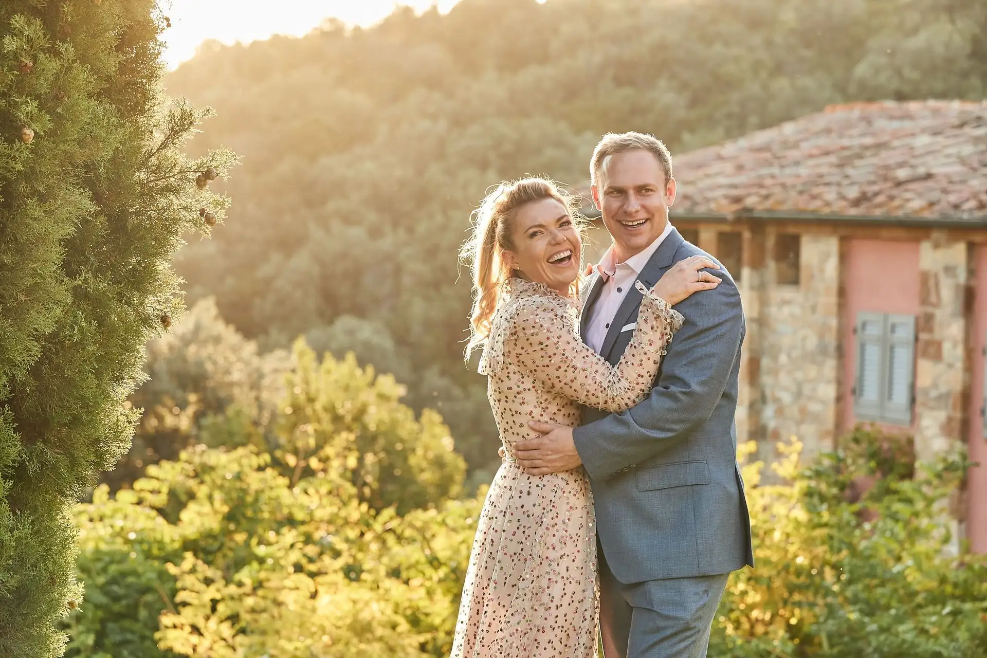 castello di vicarello wedding welcome dinner