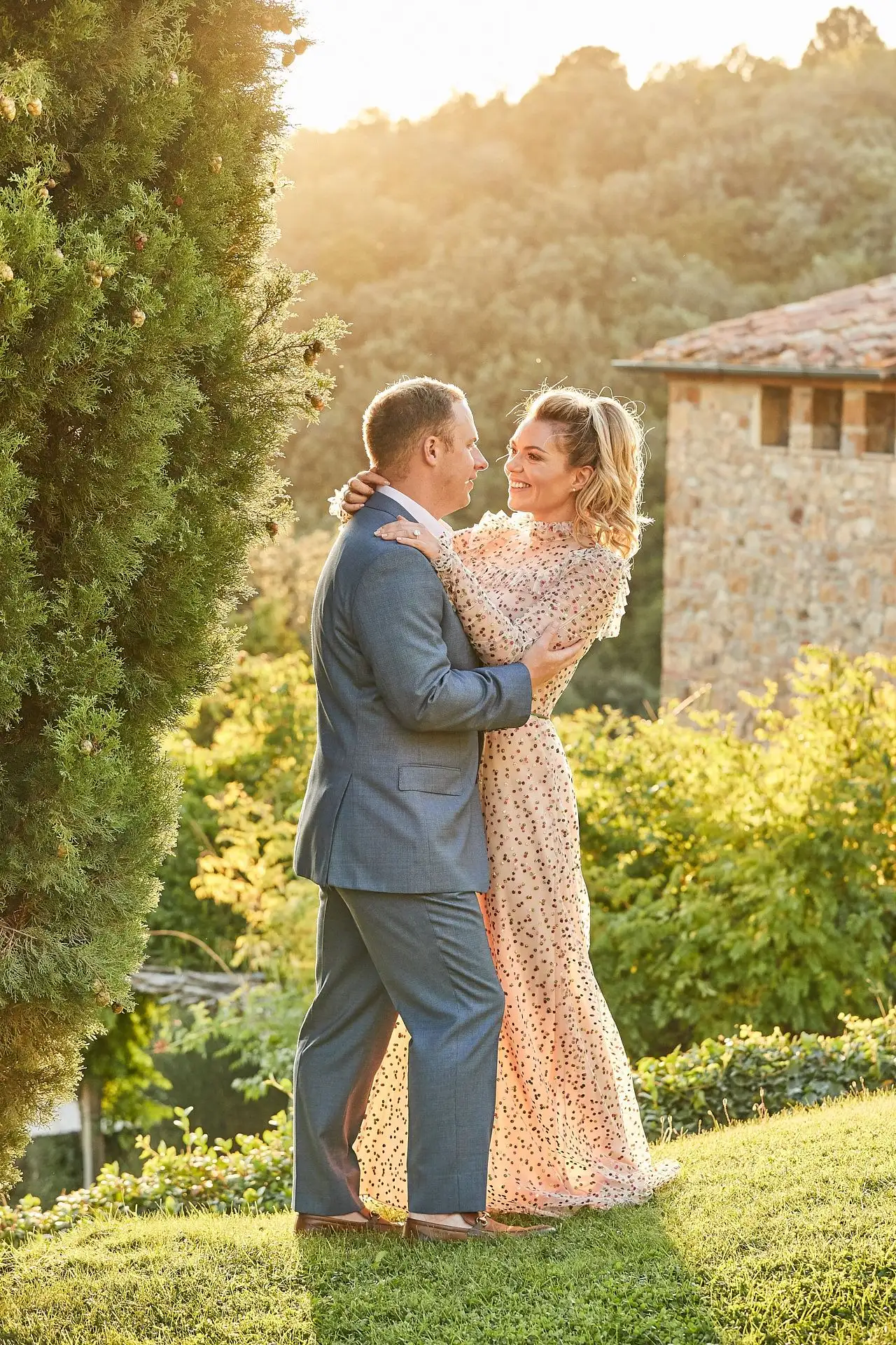 castello di vicarello wedding welcome dinner