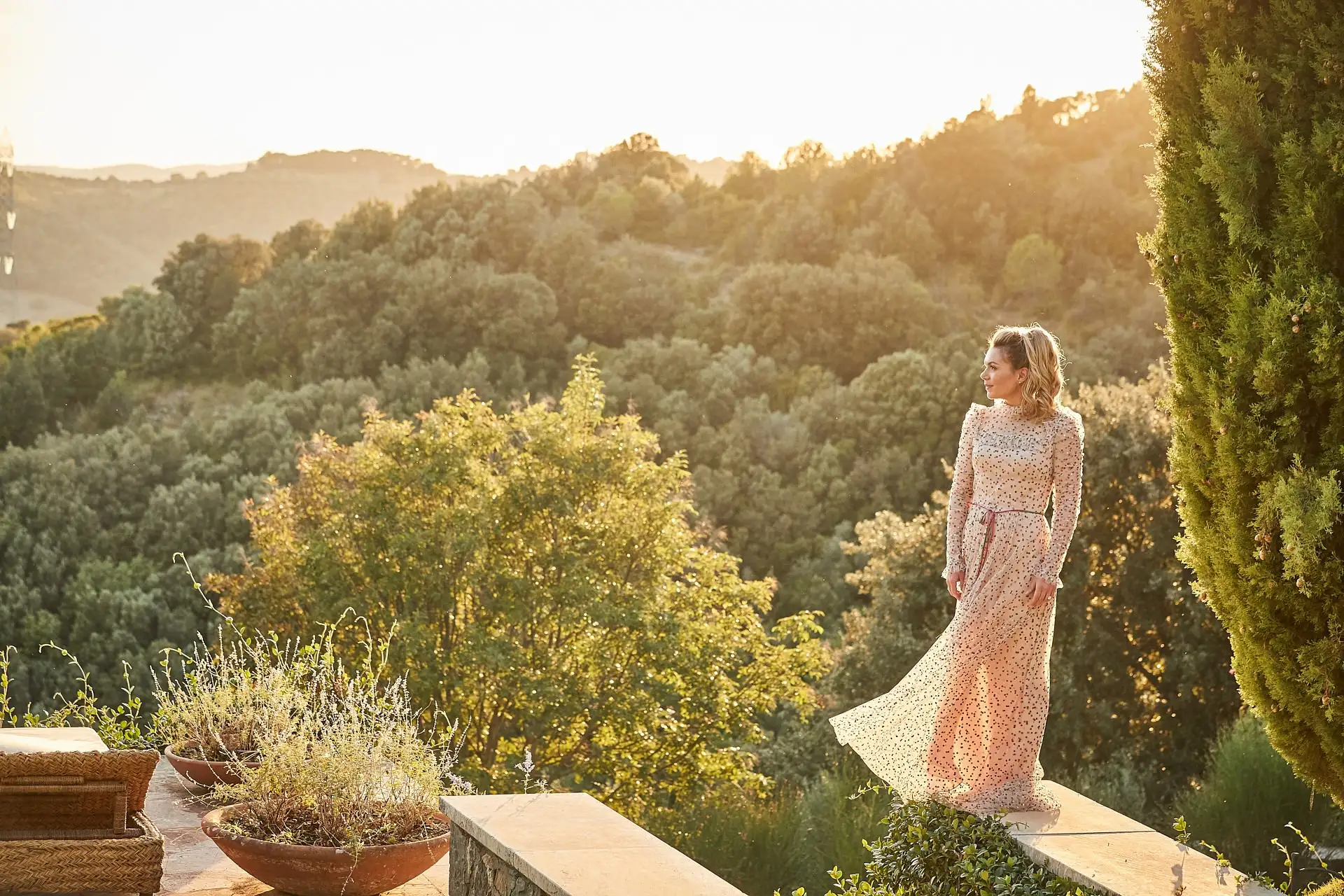 castello di vicarello wedding welcome dinner