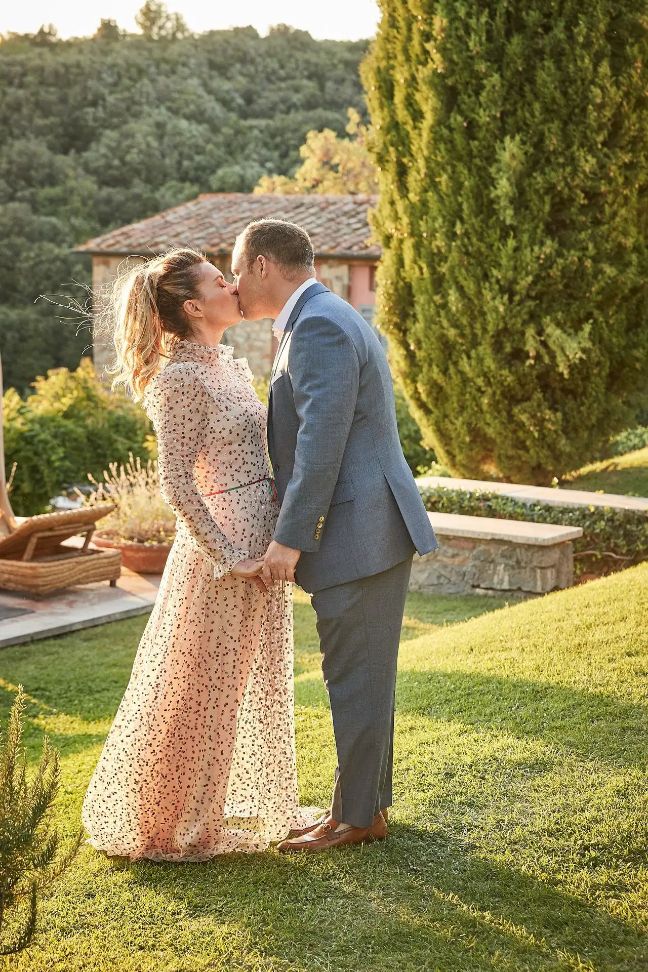 castello di vicarello wedding welcome dinner