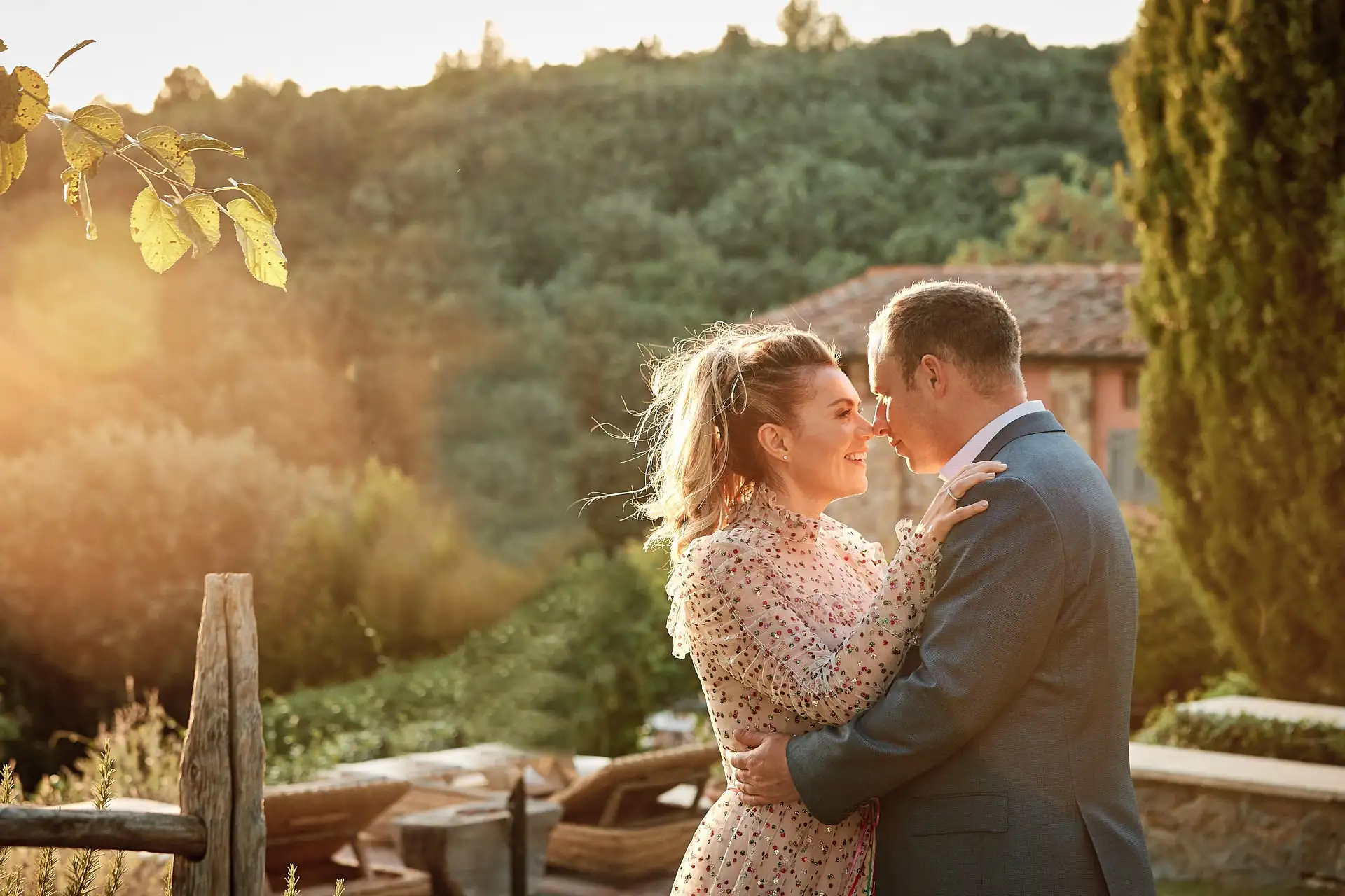 castello di vicarello wedding welcome dinner